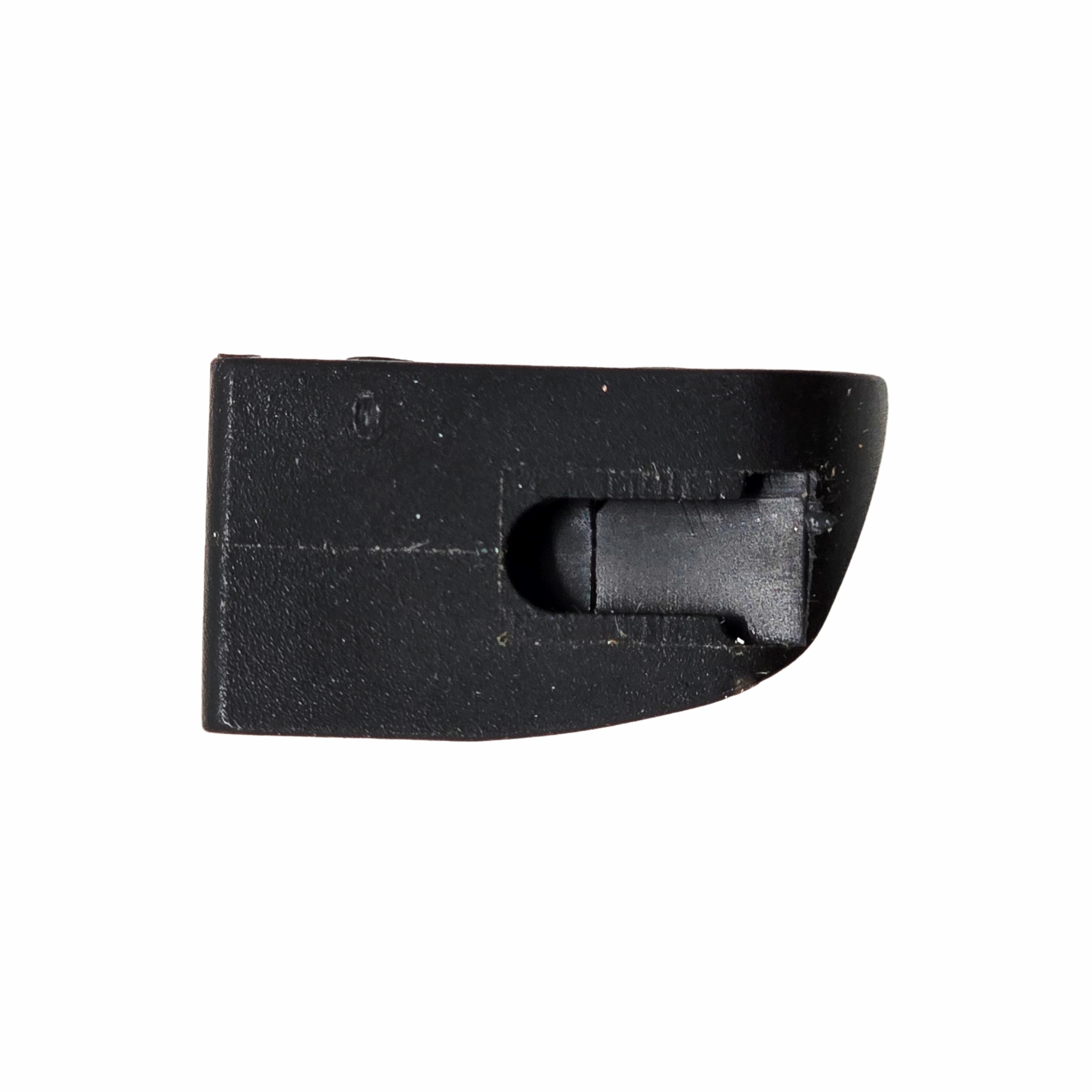 [DS] Siegenia Druckstück für Fehlbediensperre Titan 9mm Nutlage DIN links, Klippe, Gurte, Kunststoff, Schwarz, Scharniervorrichtung