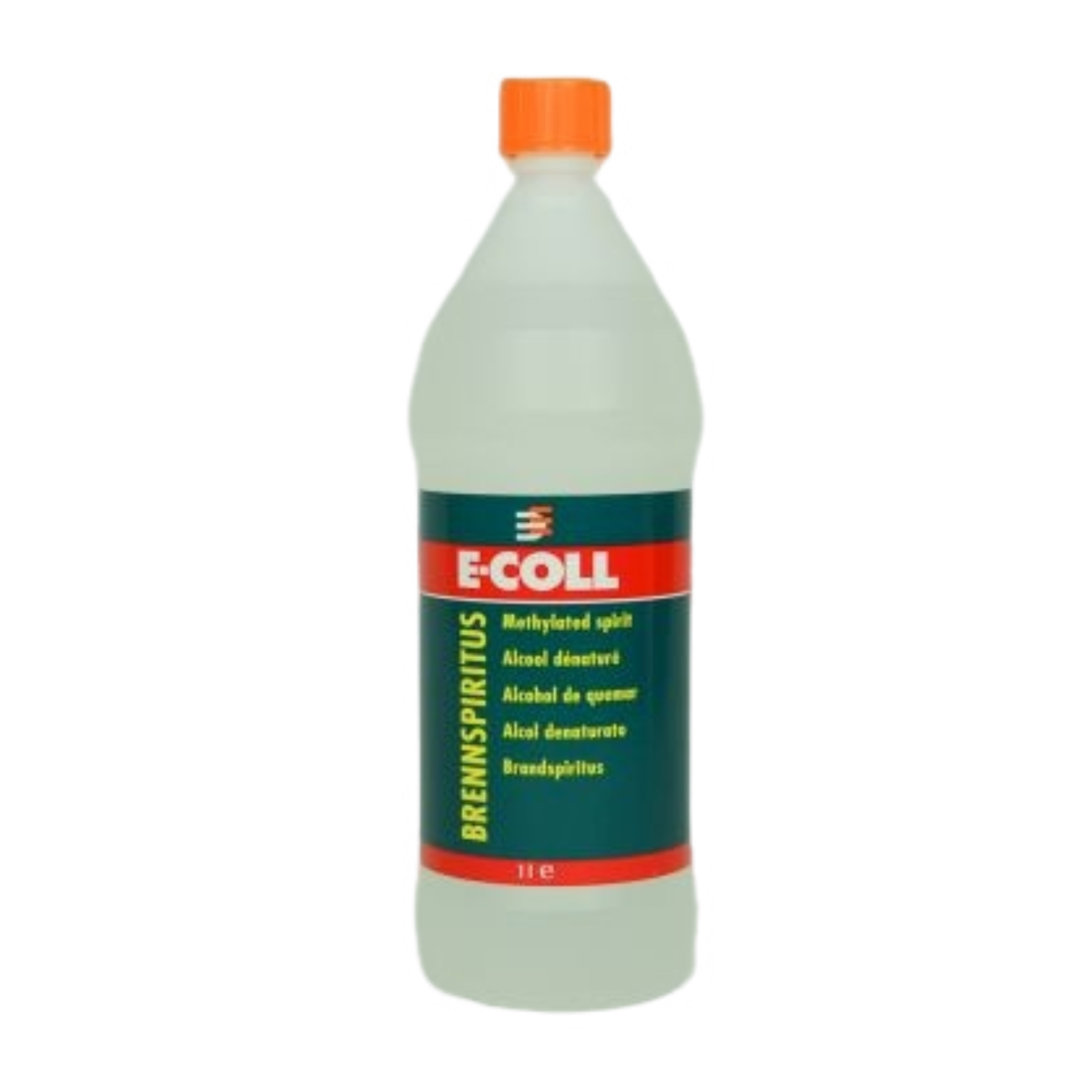 [DS] E-Coll Brennspiritus Flasche a 1 ltr. UN 1170/Ggk 3, Methylierter Spiritus, Äthylalkohol, Spiritus, Dehydratisierter Alkohol, 1 L