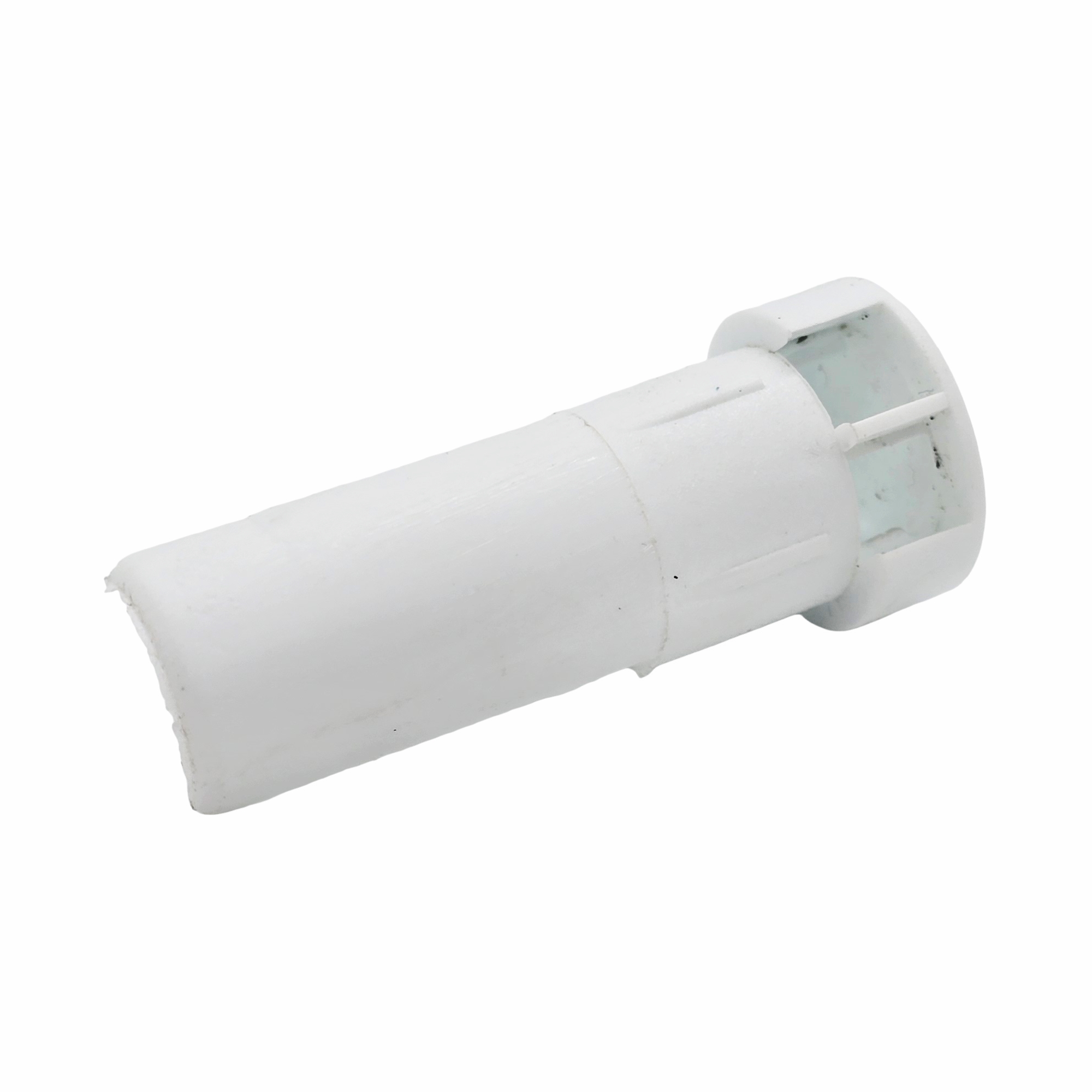 [BA] Meeth Wasserschlitzkappe Entwässerungskappe rund weiß, weiß, Kunststoff, Stecker, Adapter, zylindrisch