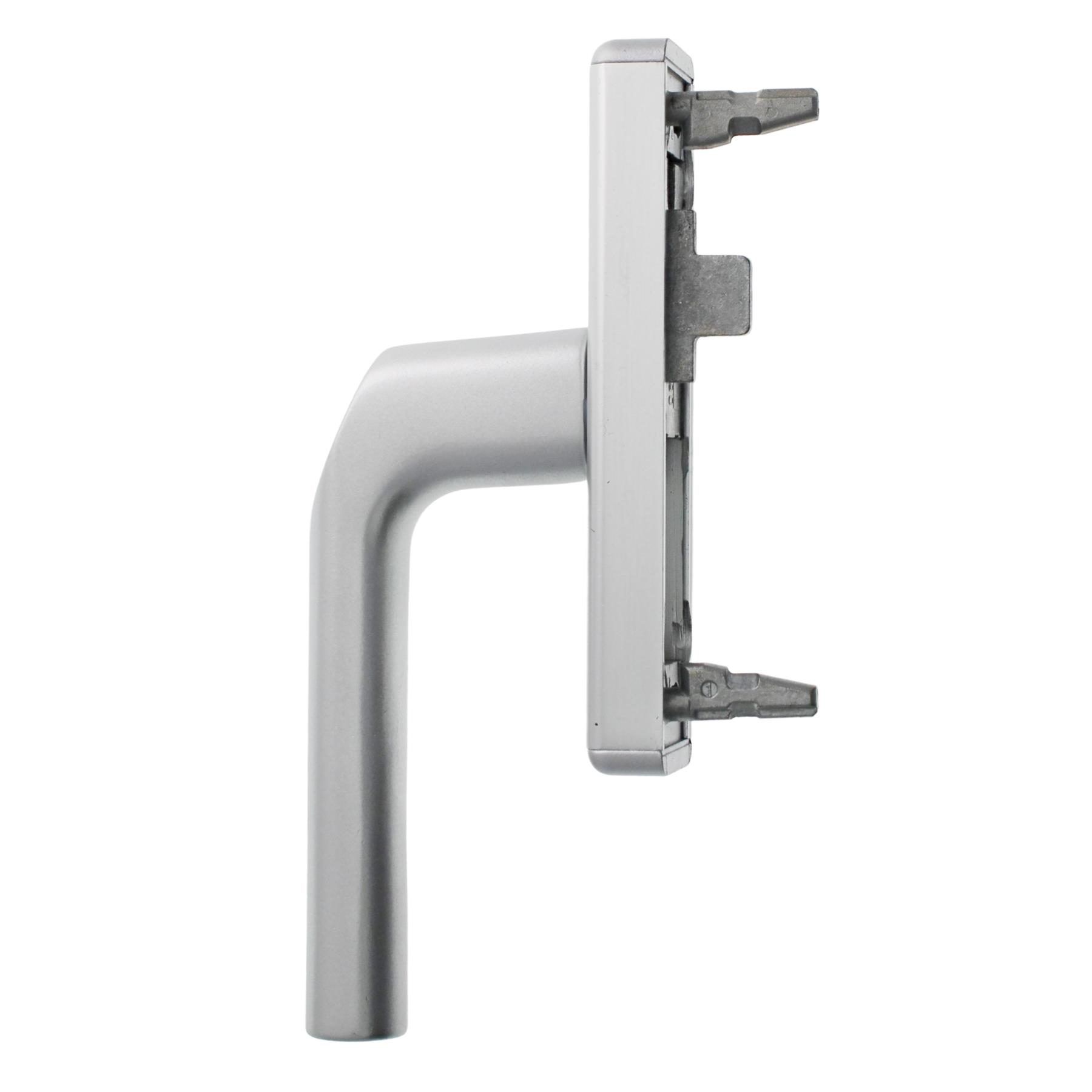 WICONA Fenstergriff Getriebegriff Aluminium silber 061675, Sinken, Waschbeckenhahn, Drinnen, Zimmer, Duscharmatur, Sinken, Waschbeckenhahn, Drinnen, Zimmer, Duscharmatur