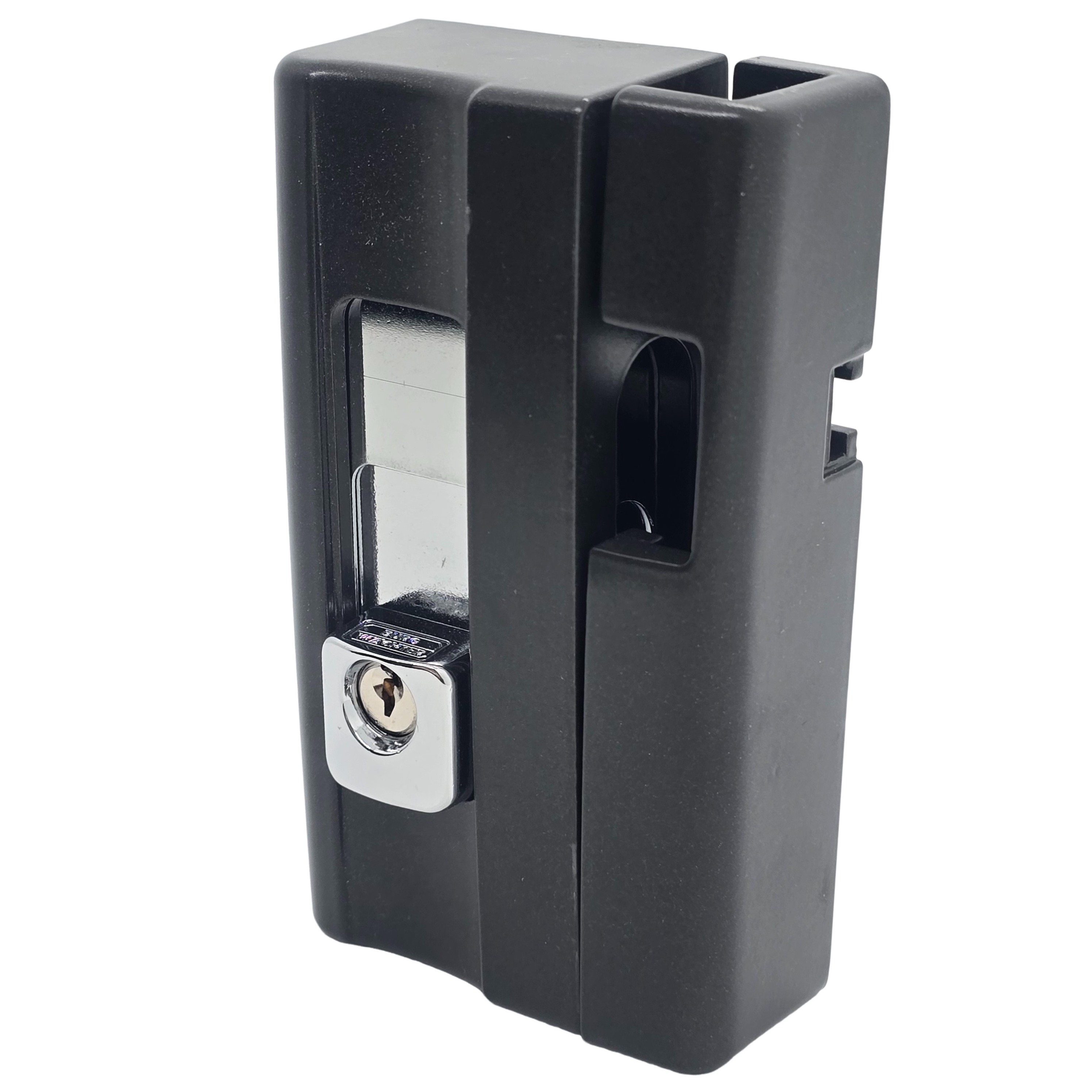 Burg Wächter BlockSafe B1 Fenstersicherung weiß braun verschiedenschliessend + gleichschliessend Braun GL, Spannschloss, Schloss, Padlock, Metall, Schutzhalterung