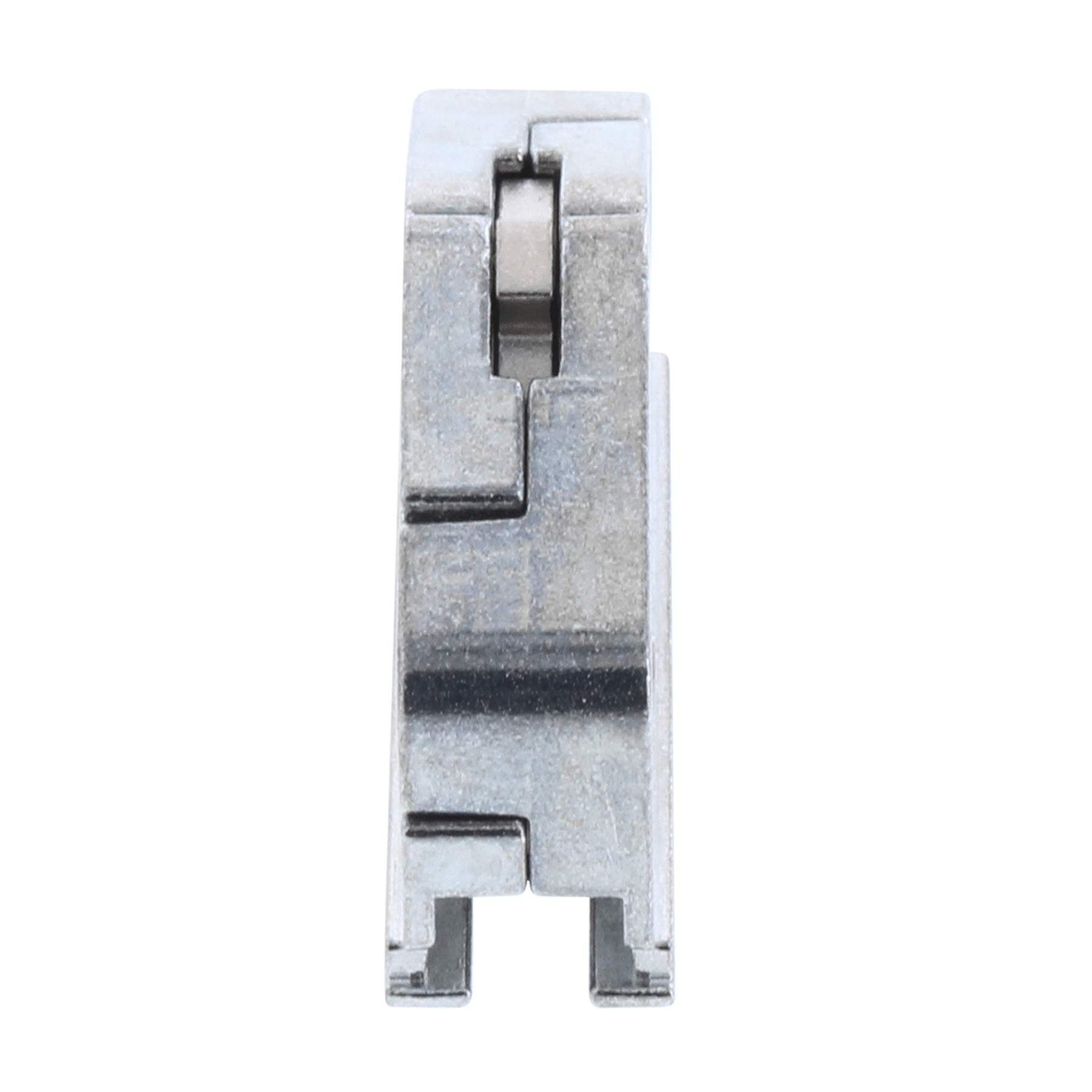 FEPS Getriebegehäuse inkl. Zahnrad als Ersatz für Fenstergetriebe Aubi Serie AGM AGK AGMK AGKK D15,5, Metallteil, mechanisches Bauteil, Silberfarbig, rechtwinkliger Block, Nut-Feature