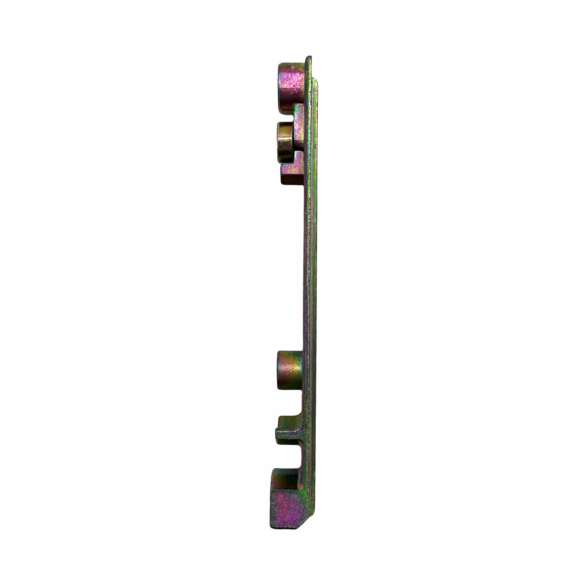 [BA] Aubi Kipplager gelb rechts KL256 R, mechanisches teil, metallplatte, seitansicht, bunt, laschen