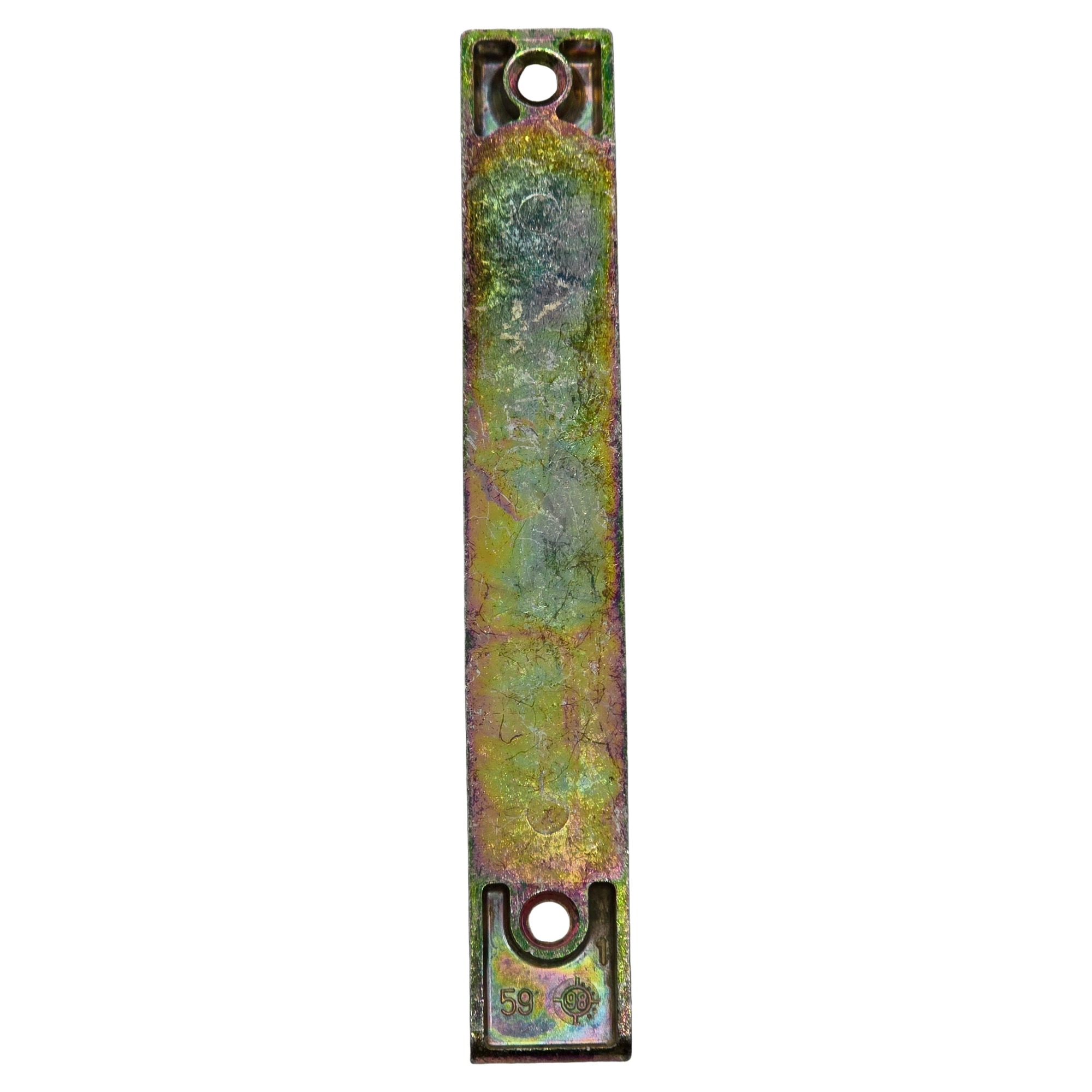 [BA] Siegena Kippschliessblech 0761 Schließstück  Ersatz für 760-1, metall, Rost, Band, Loch, Flacher Balken