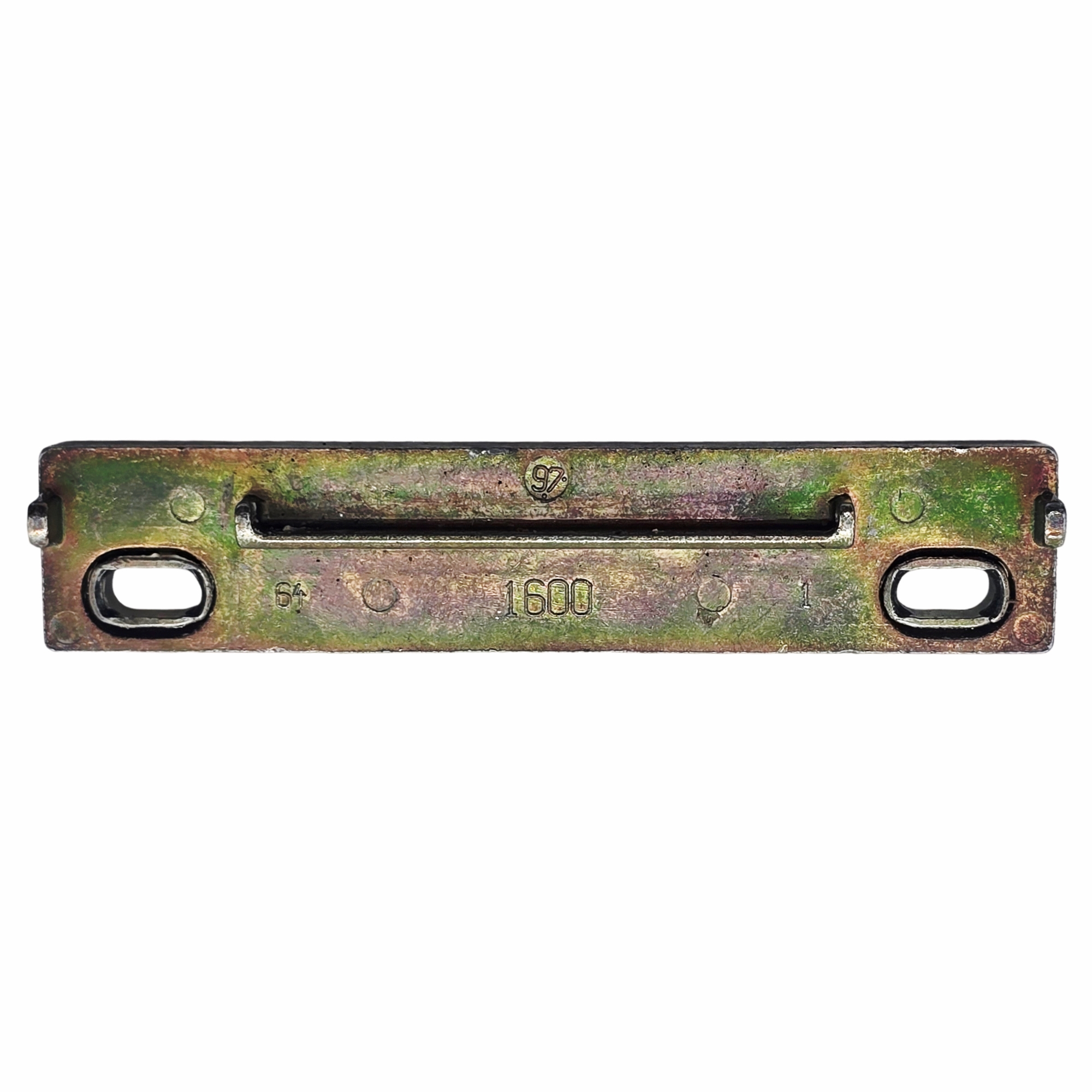 [BA] SI Siegenia Schnäpper Balkontürschnäpper A1600, Schiebetürbeschlag, Metallverschluss, Bodenmontage, 87-1600, Verschlussplatte