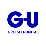 GU, Polohemd, Kurzarm, Blau, Unifarben, Casualoberteil