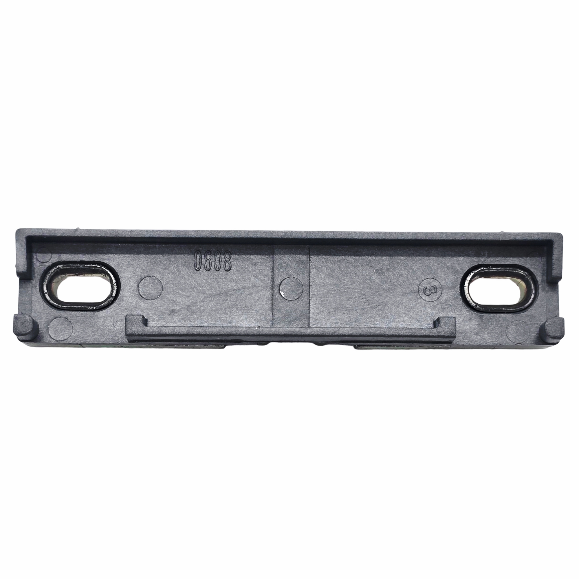 [BA] SI Siegenia Schnäpper Balkontürschnäpper A0608 TS, rail, Kunststoff, Anhang, Schlitz, Grau
