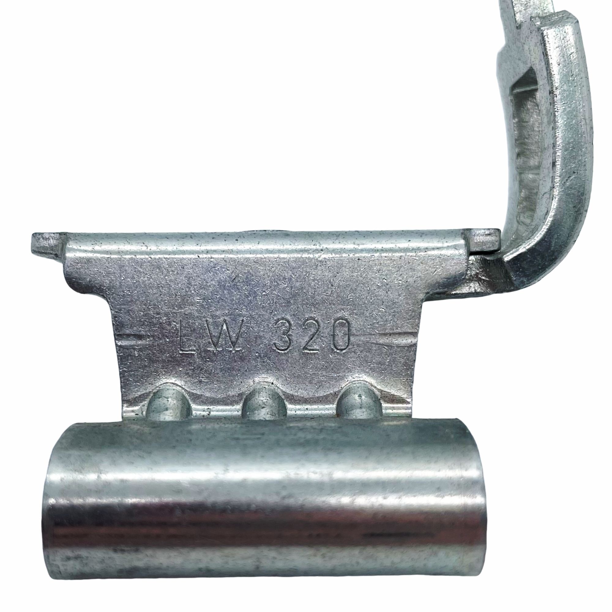 [BA] Aubi Lenkerwinkel LW 320, Metallgriff, Drehverschluss, Clamp, Gussmetall, bearbeitetes Teil