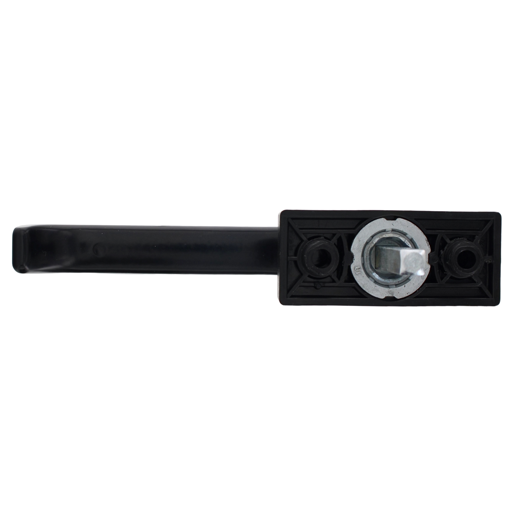 [BA] Hermo Fenstergriff 1747, Stftlänge 35 mm, Nocken 10 mm, braun, Türgriff, Schrankgriff, Griff, Korpusgriff, Beschlag