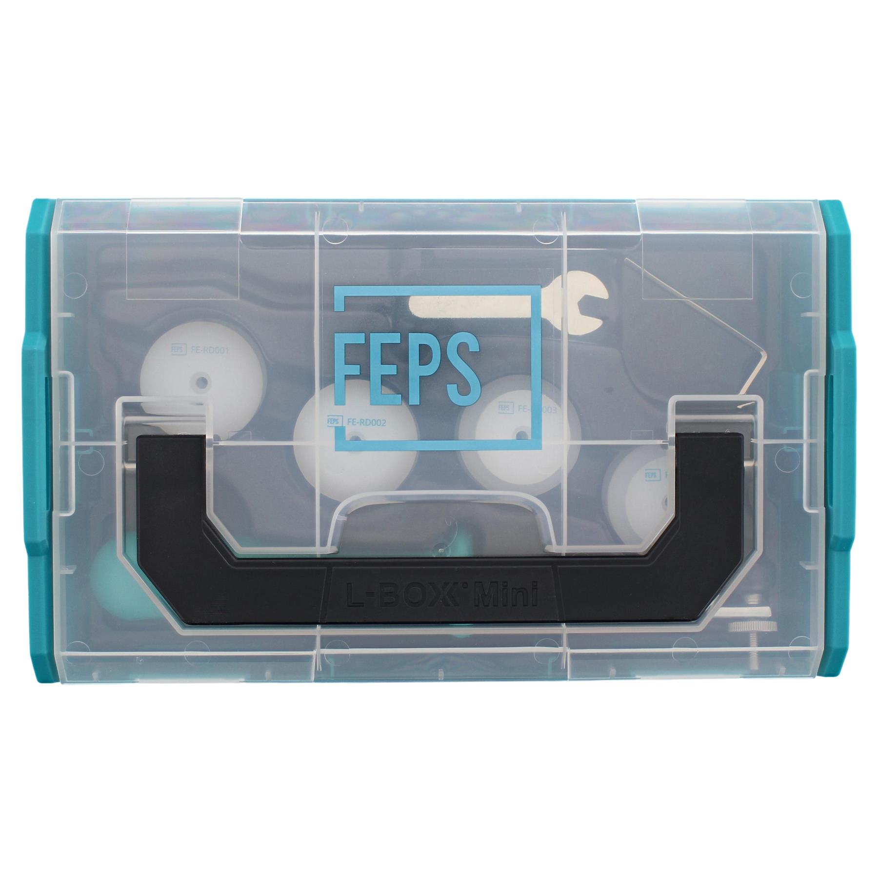 FEPS Tool Dichtungseinroller Sortimentsbox FE-BOX002 9 tlg. bestehend aus Handgriff FE-DE001 sowie 4 Rollen jeweils 2 Stück, Elektronik, Hardware