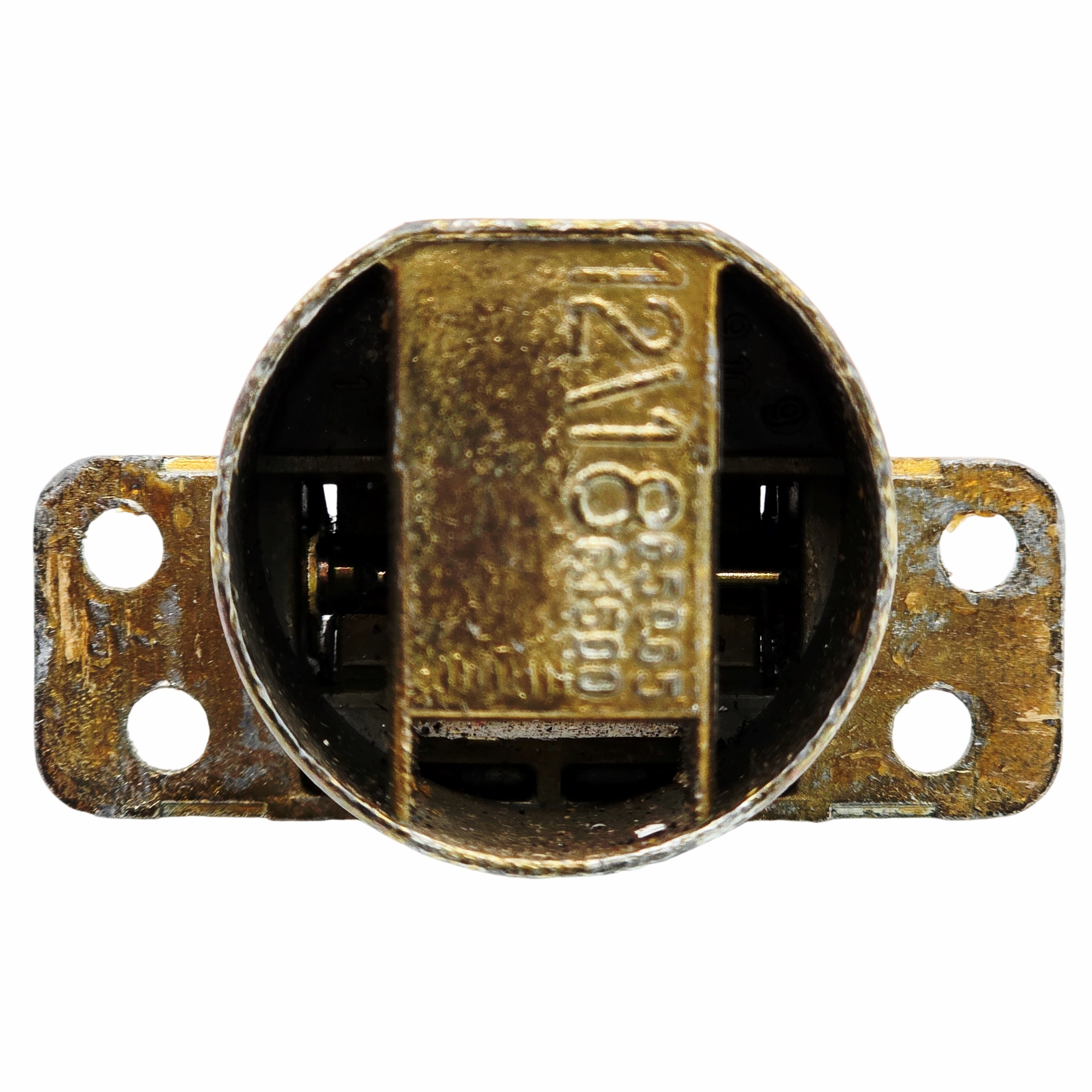 [BA] Roto Axerlager E20 (2400) M 490 B140 06, fuse, Metallhalter, Rost, zylindrische Steckverbindung, Montageplatte