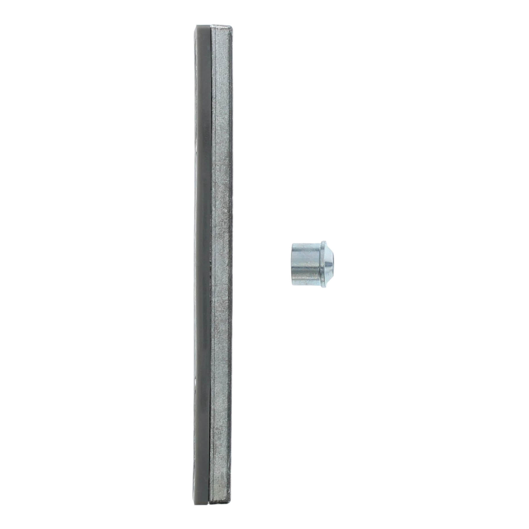 FEPS Catch Universal Balkontürschnäpper FE-BK001 inkl. Hülse silber, Griff, Aluminium