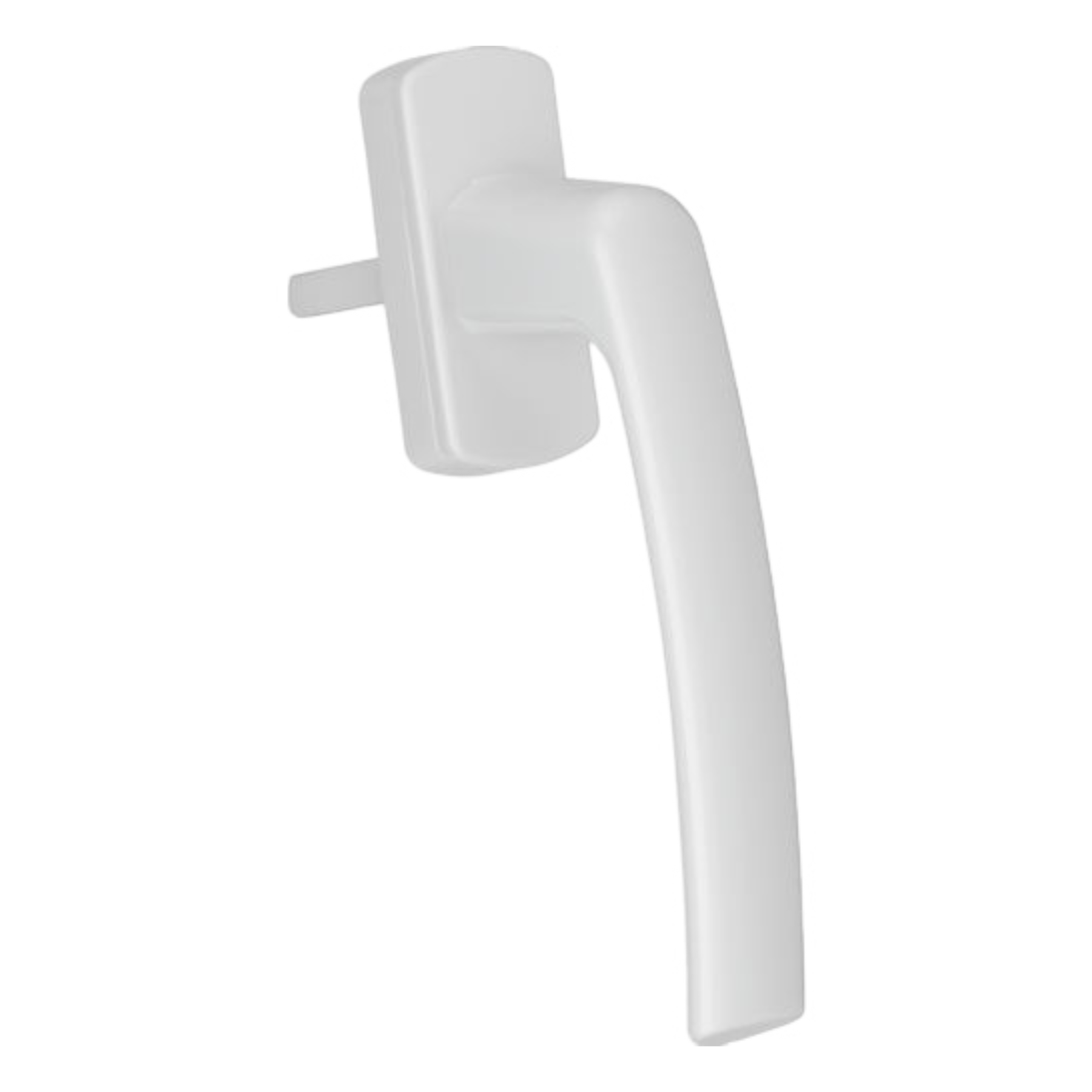 [DS] MACO FENSTERGRIFF HARMONY 12 MM NO. 32 MM STIFT WEISS RAL 9016 54116, Türgriff, Fenstergriff, Kunststoff, weiß, Winkelgriff