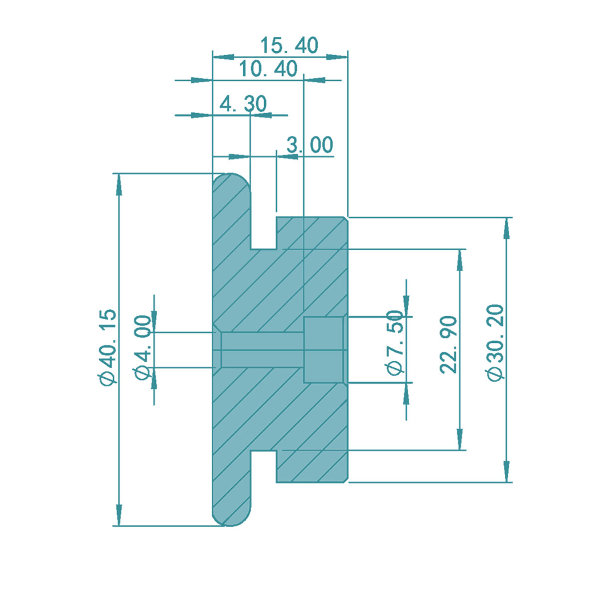 FEPS Tool Dichtungseinroller Sortimentsbox FE-BOX002 9 tlg. bestehend aus Handgriff FE-DE001 sowie 4 Rollen jeweils 2 Stück, Schaubild, Schaubild