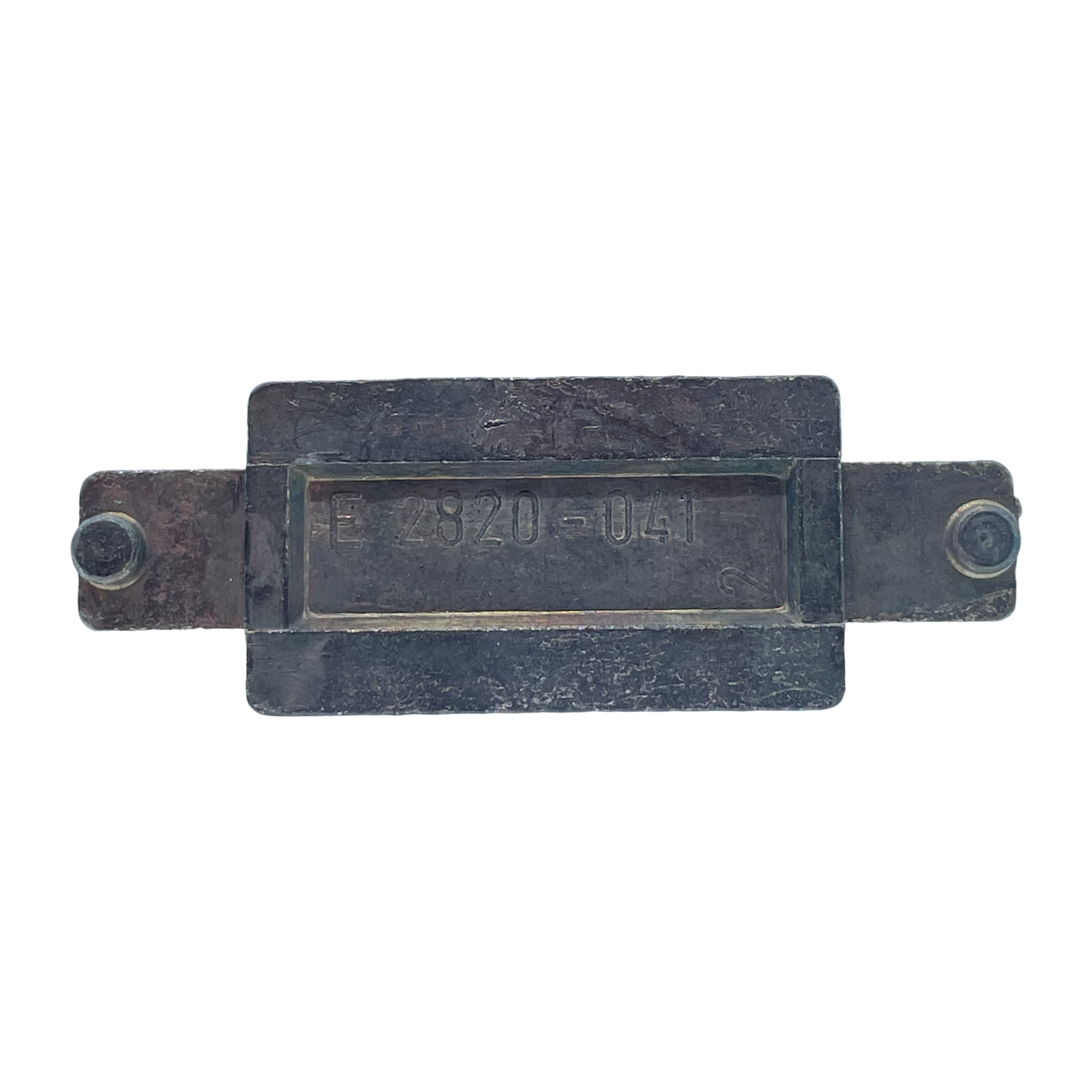 [BA] Hueck Hartmann Umbausatz 2820--03 US alt, Gummiilm, Etikettenhalter, Kennzeichner, Metallclip, Hartgummi-Block