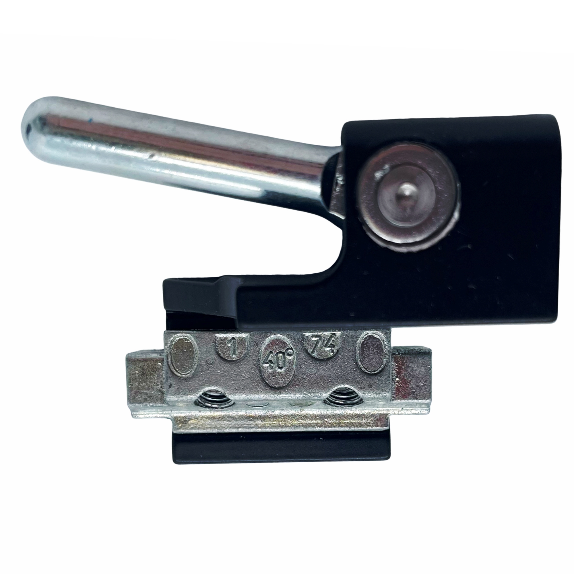 [BA] Siegenia BS LM4200/SV LI RAL9005 B1/10, MMBS0032-523021, Hebel, Schaltwerk, Metall, Schwarz, Klemmblock