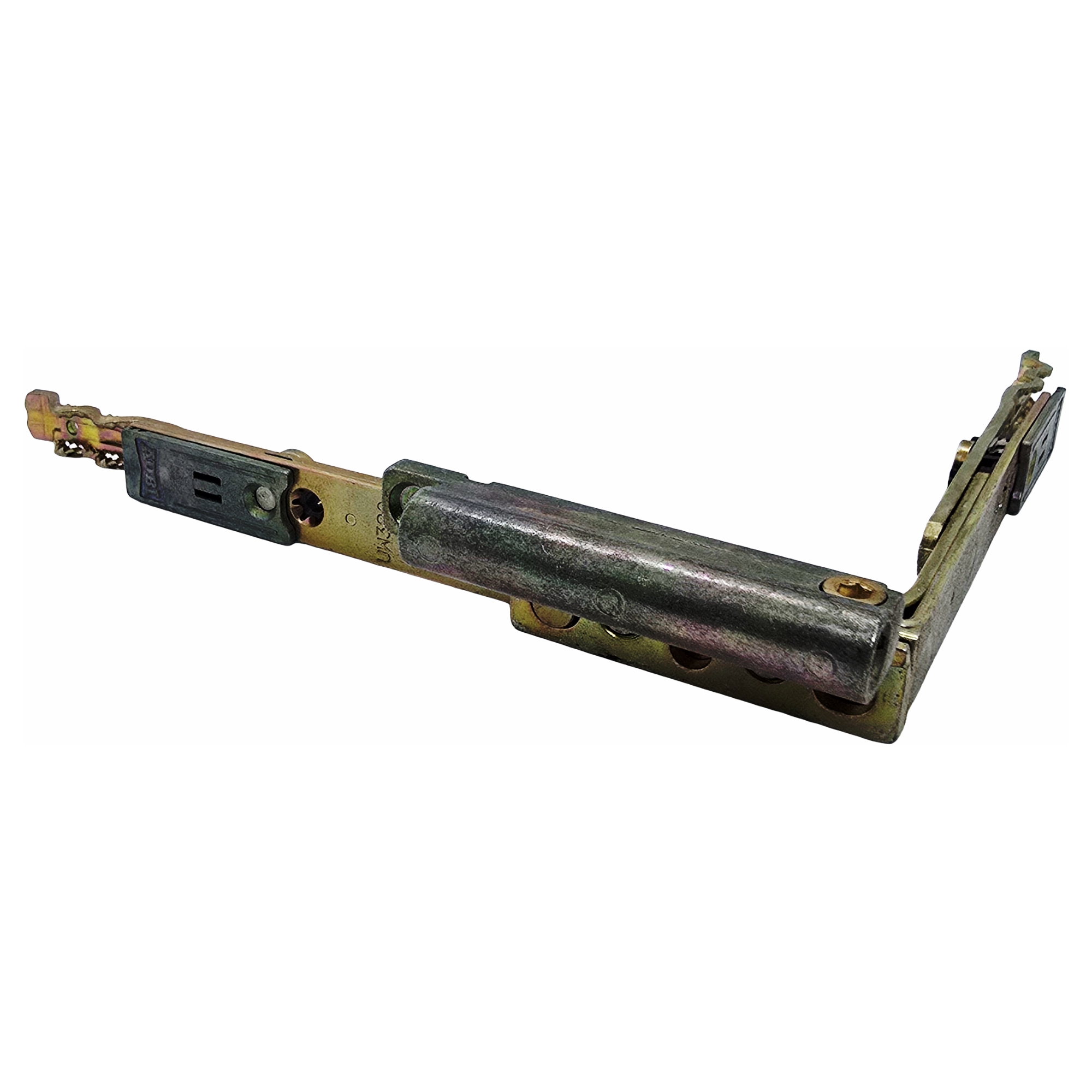 [BA] Aubi Eckumlenkung mit Eckband UW 320 L, Schlossriegel, Türschloss, Riegel, Metallteil, Verriegelung