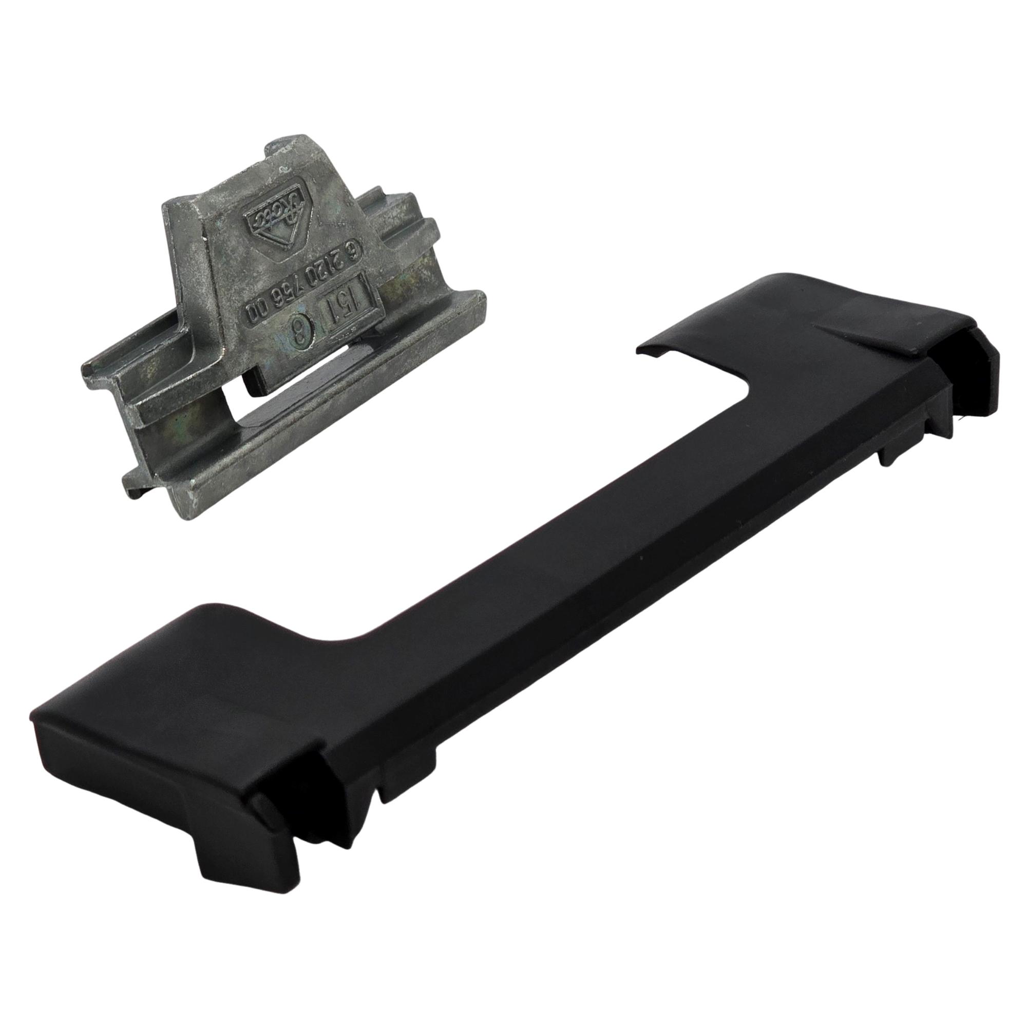 [BA] Roto Zubehör Mitnehmer 6212075600, 061669, Mehrzweckwerkzeug, Metallklammer, schwarzer Kunststoff, Befestigungswinkel, Kartuschenclip