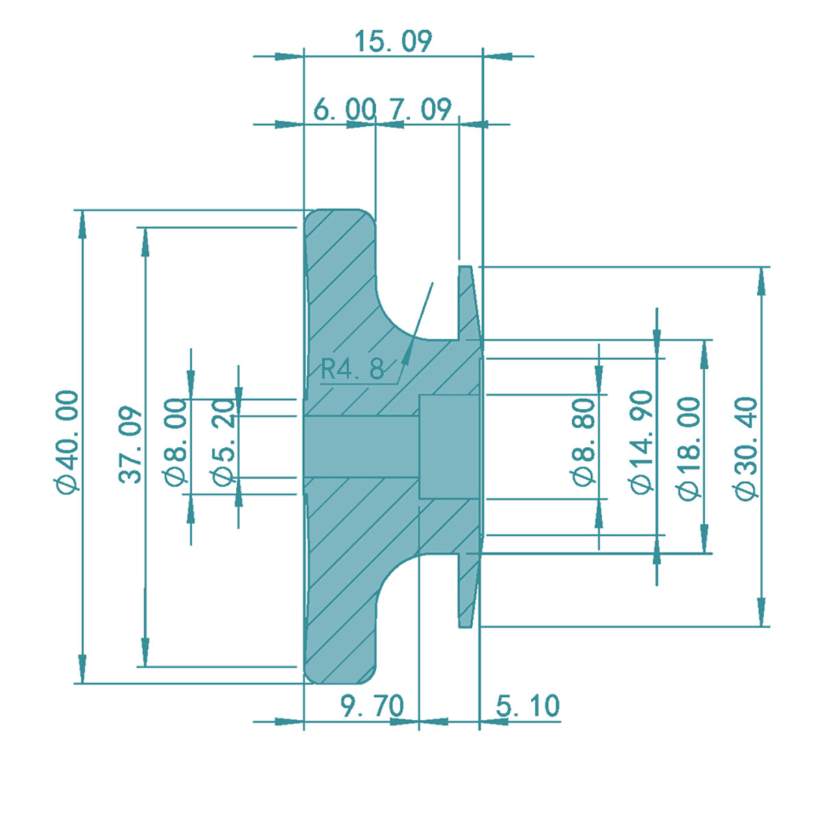 FEPS Tool Dichtungseinroller Sortimentsbox FE-BOX002 9 tlg. bestehend aus Handgriff FE-DE001 sowie 4 Rollen jeweils 2 Stück, Schaubild, Schaubild