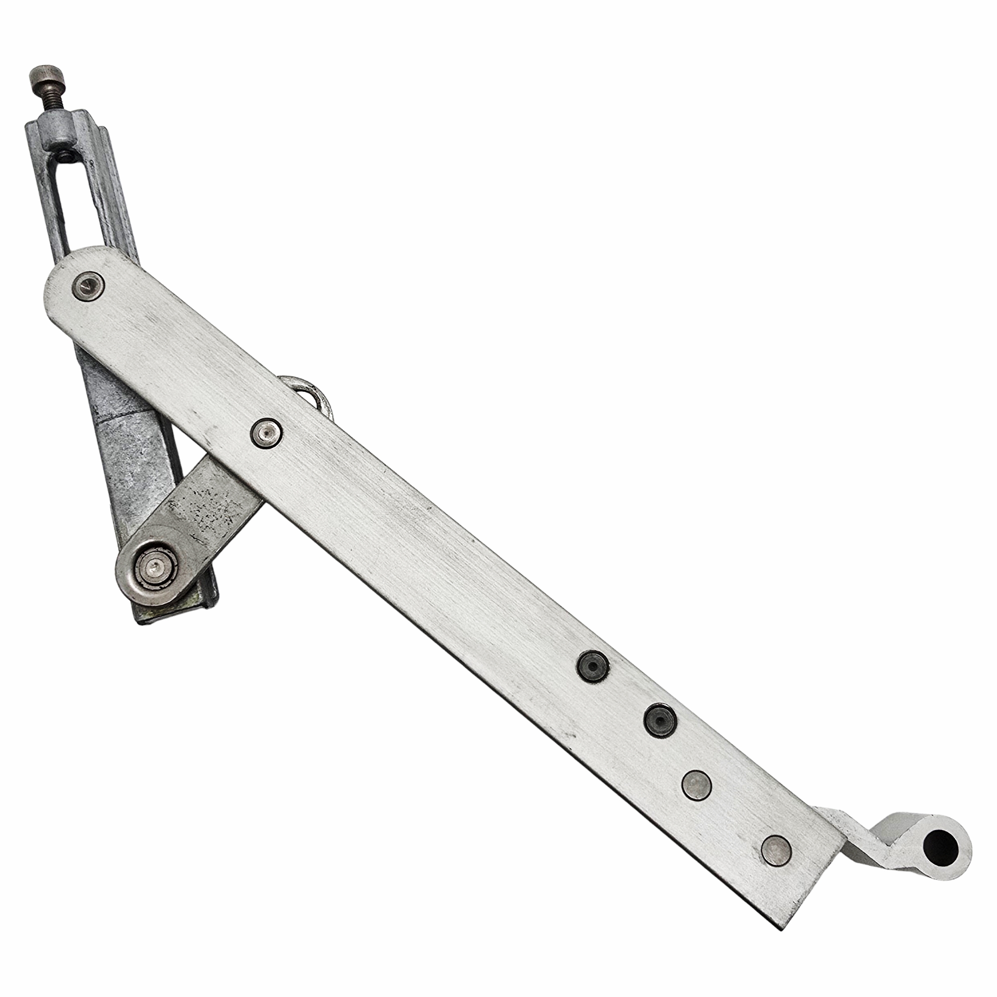 [BA] Hueck Hartmann Schere 138217 silber links 020820 020630, Klemmstange, Verstellbar, Metall, Hebel, Schraubenhaken