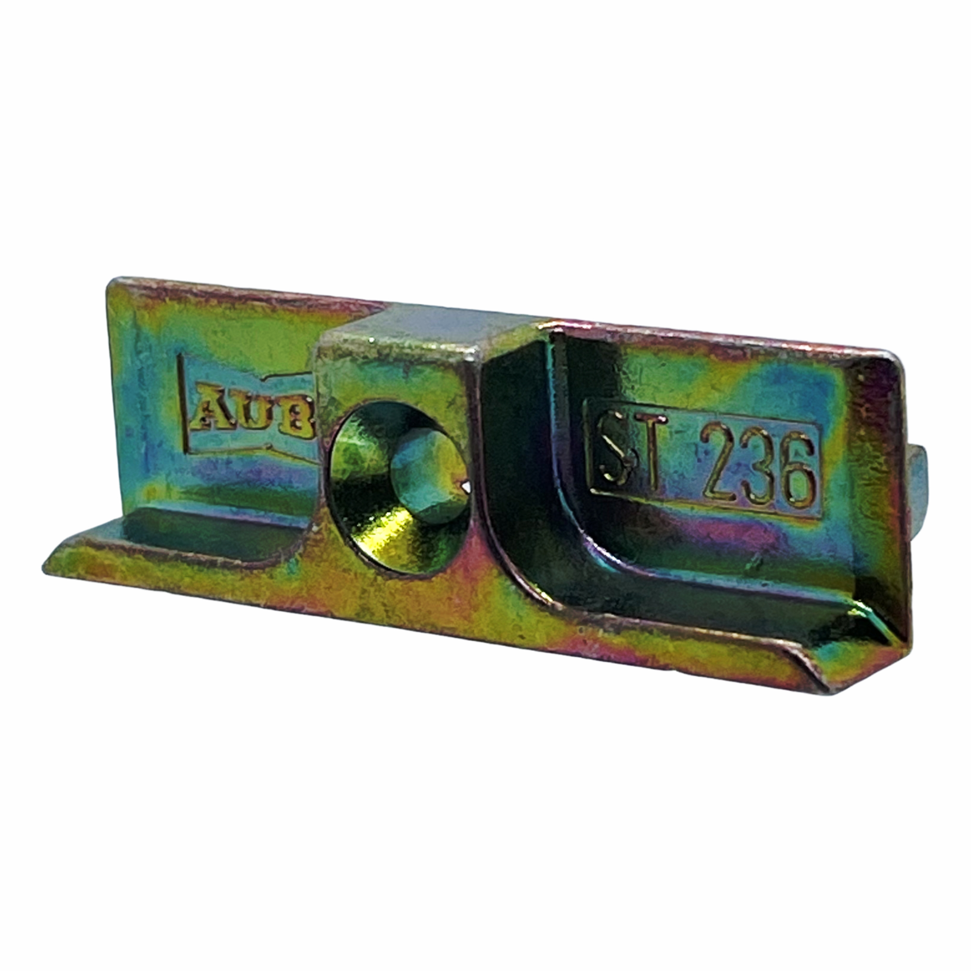 [BA] Aubi Schließblech ST236, Metallteil, Montageschiene, ST236, buntes Metall, kleines Bauteil