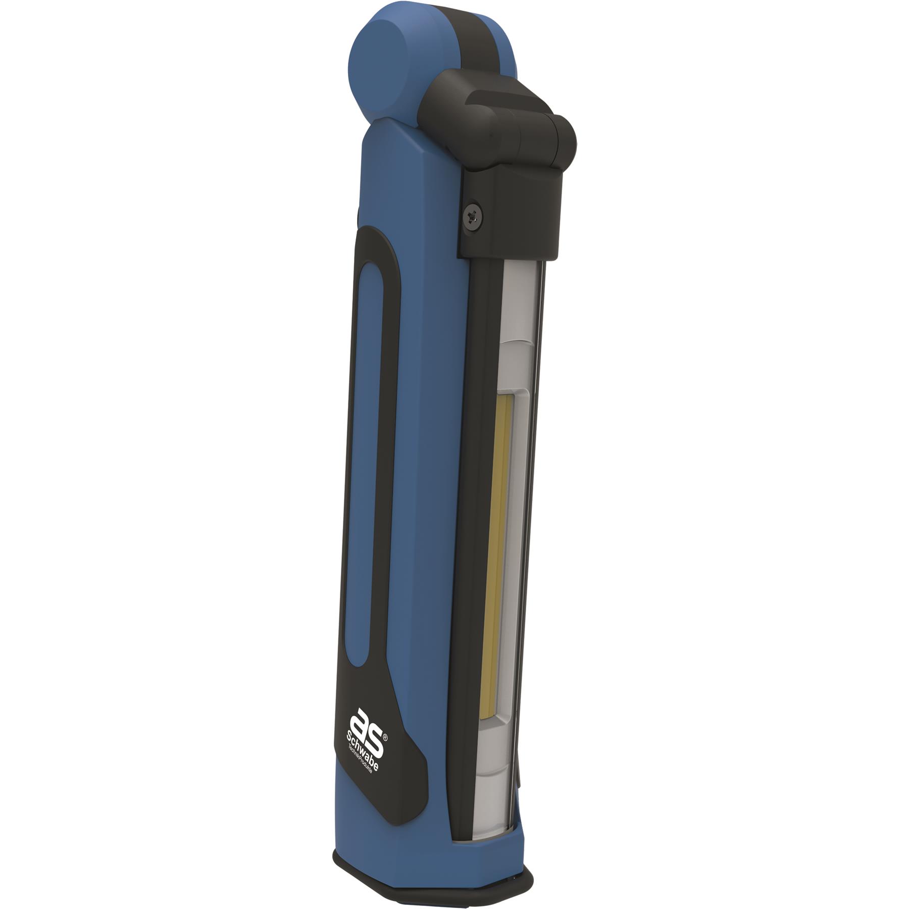 Akku-COB-LED-Handlampe 3+1 Inspektionslampe W EVO 8 mit USB Ladegerät, Flasche, Wasserflasche