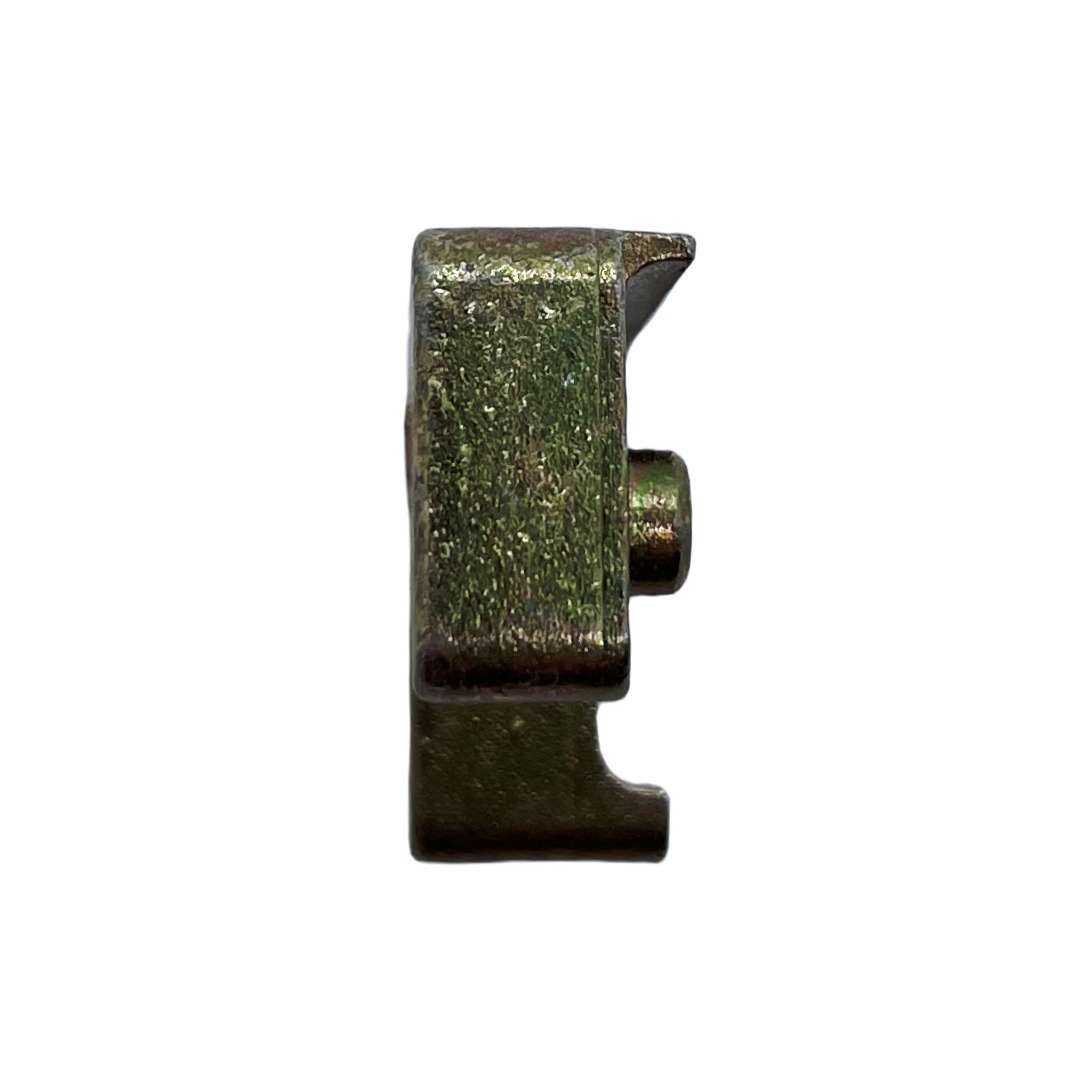 [BA] Roto Centro 101 Anschlag für Niveauschaltsperre M803A03008, metall, klein, verschraubt, bronzegrün, ständer