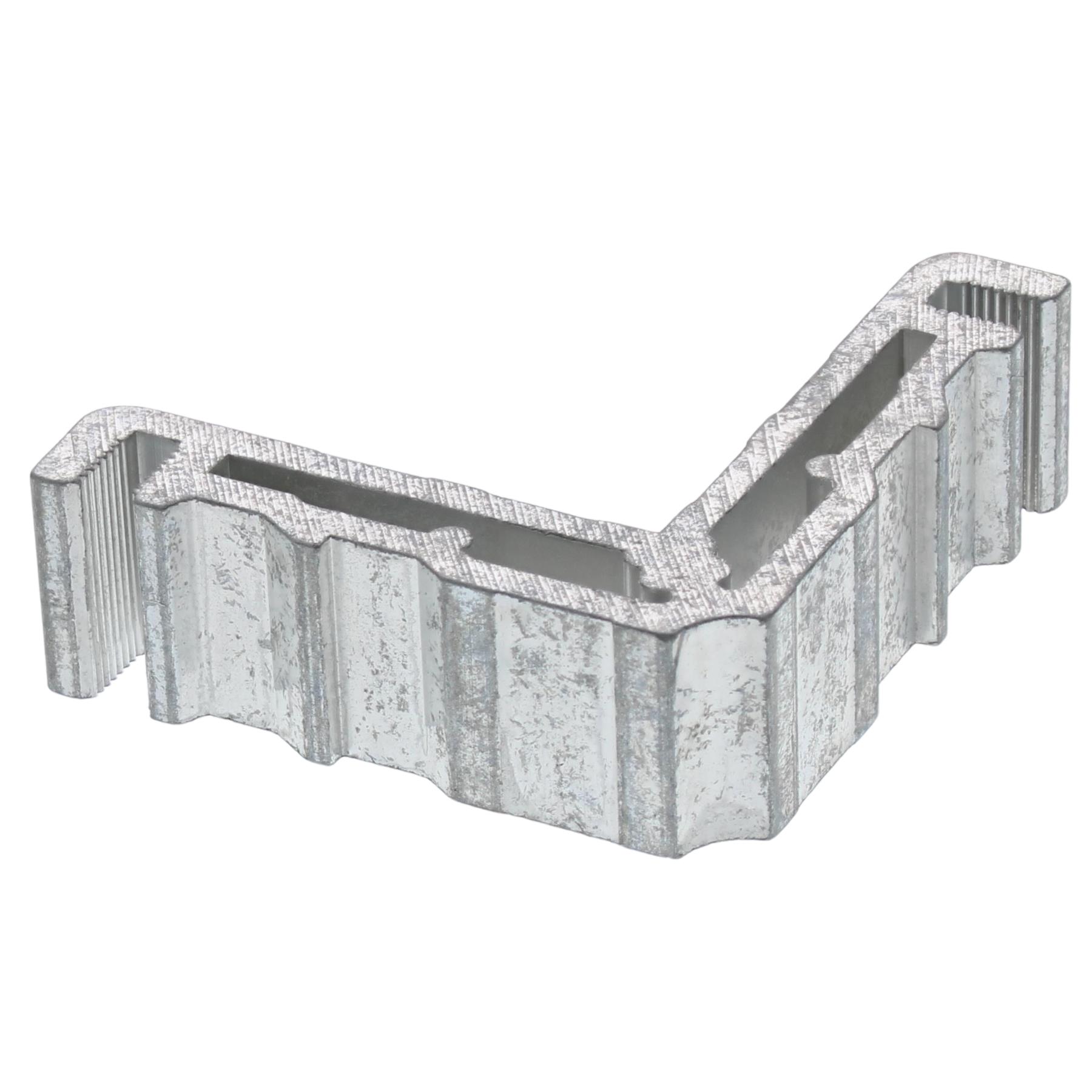HUECK HARTMANN Eckwinkel 63 x 20 x 63 mm 770340, Aluminium