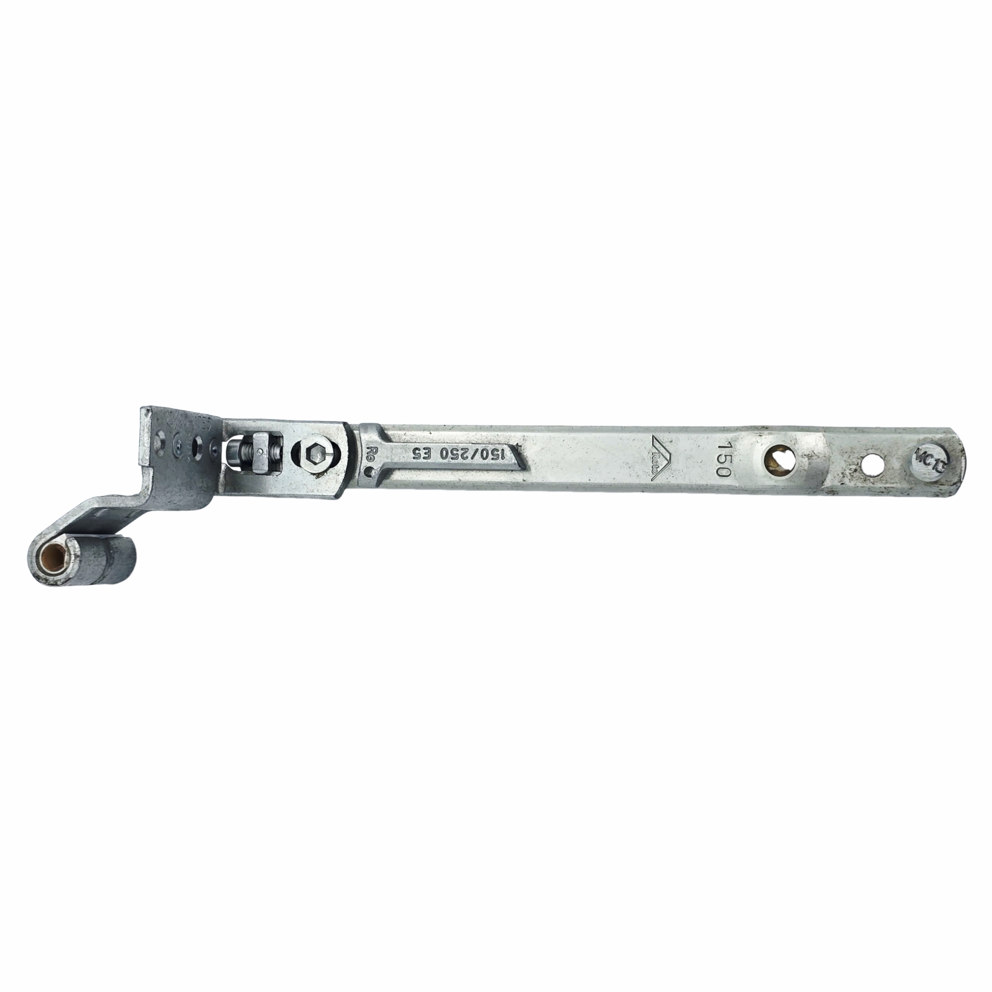 [BA] Axerarm E5 12/18-13 Länge 150 mm rechts, Metallarm, Verstellbares Metallteil, Klemmhebel, Schraubenschloss, Kanalführung