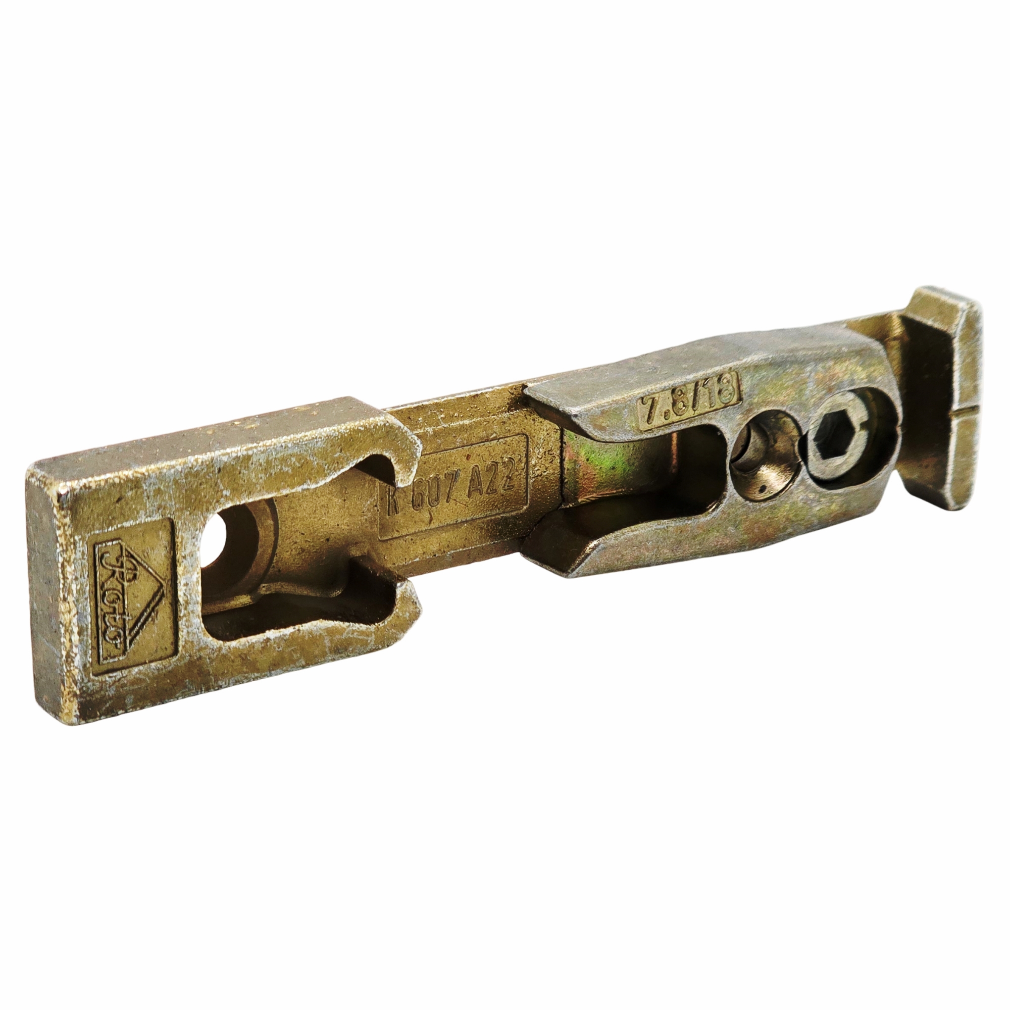 [BA] Roto Kippschliessblech K 607 A22, 7,8/18, 6482382400, Schloss, Schnellspannschloss, Metallteil, Beschlag, Altmetall