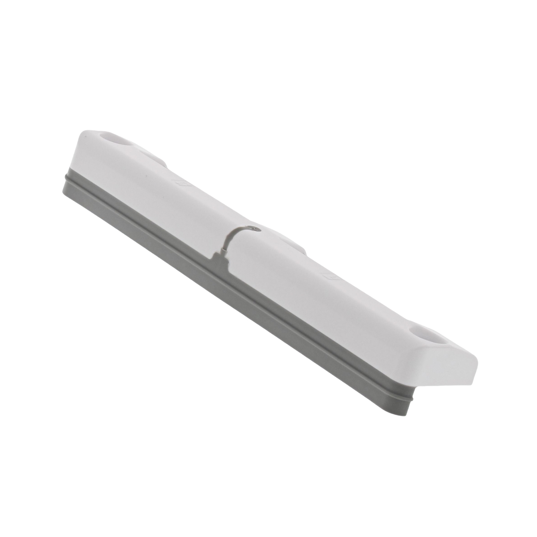 Siegenia Aeromat mini Falzlüfter Standard (Karton a 25), Schlank, Garderobenleiste, Kanten, Gleiter, Stahl-Ausschnitt