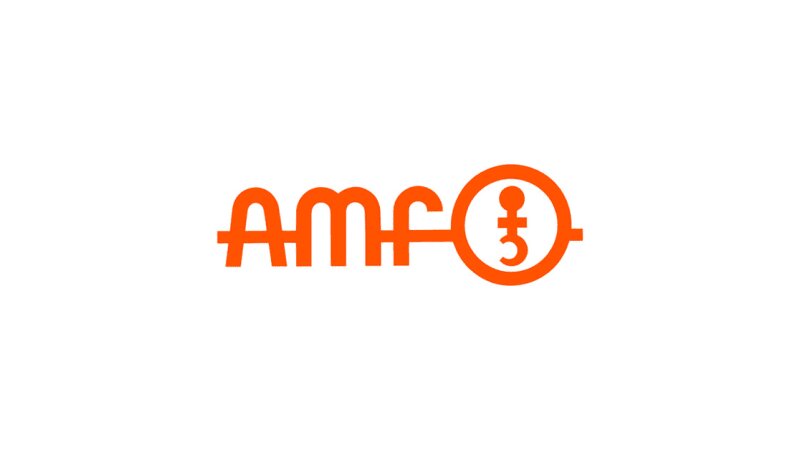 Andreas Maier, logo, amfo, orange, symbol, circle