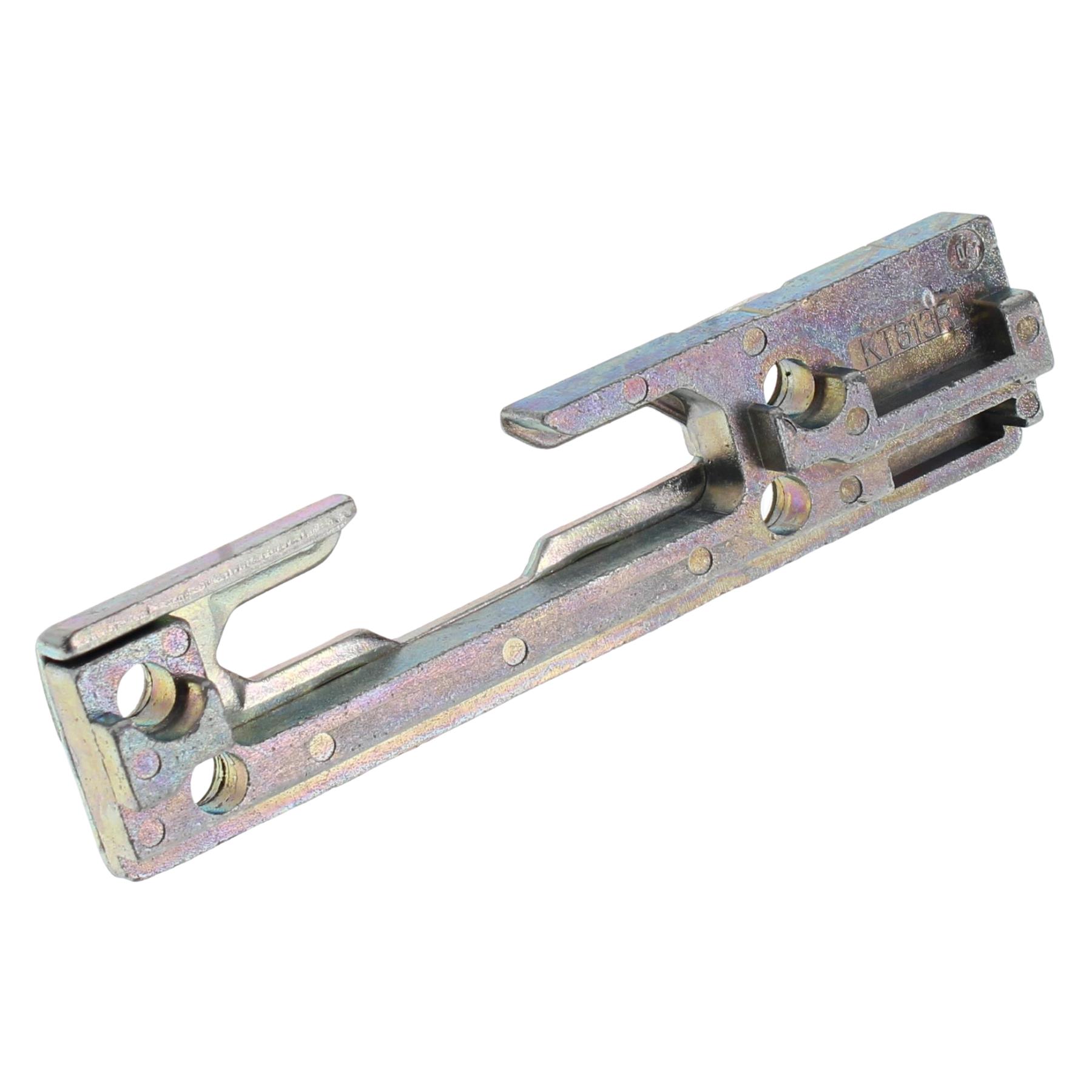 AUBI KT 813 Kippteil rechts TS, staple, Metallhalter, Möbel-Beschläge, U-Halter, Schlitzungshalter