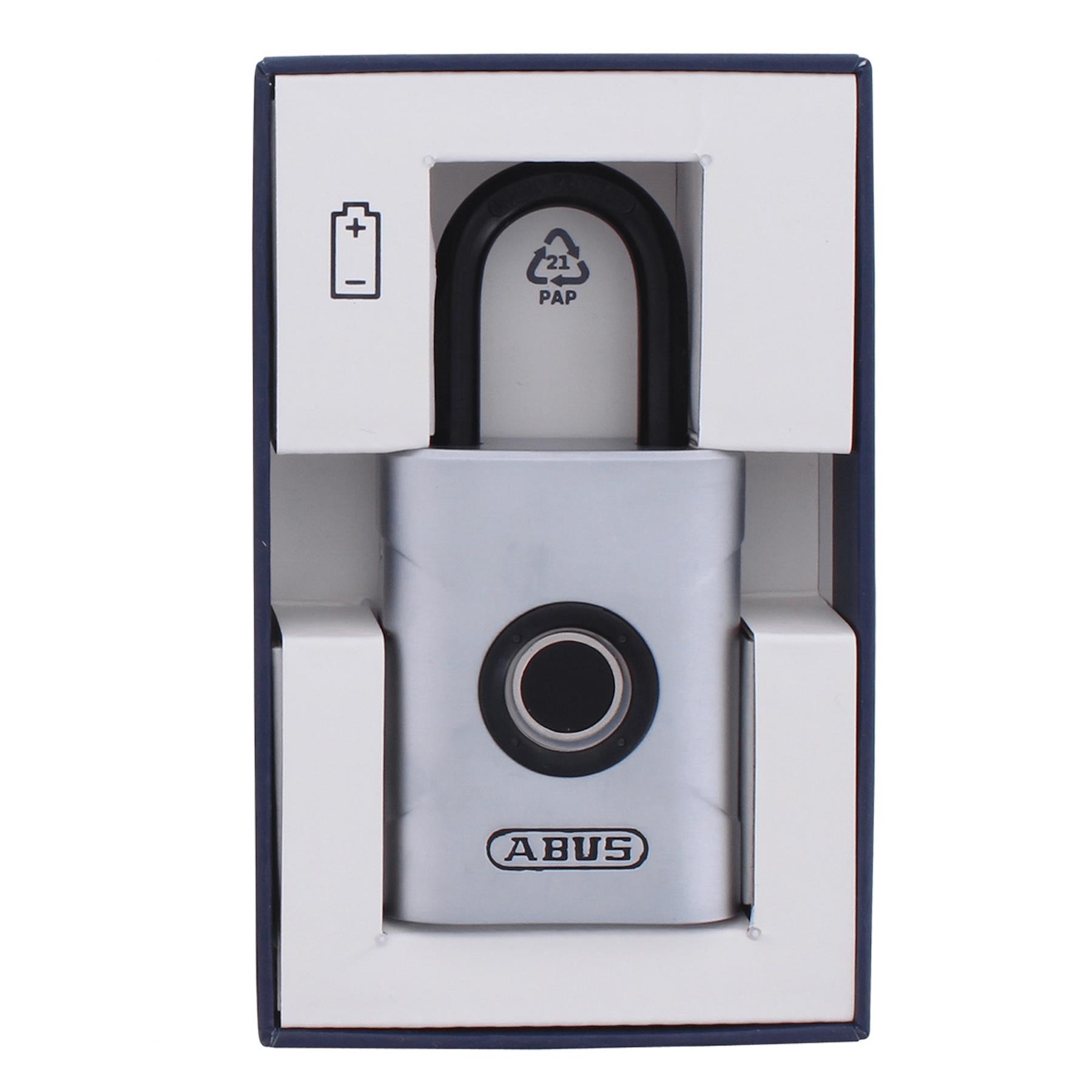 ABUS Vorhangschloss 57/45 Touch Fingerprint-Schloss, Postfach