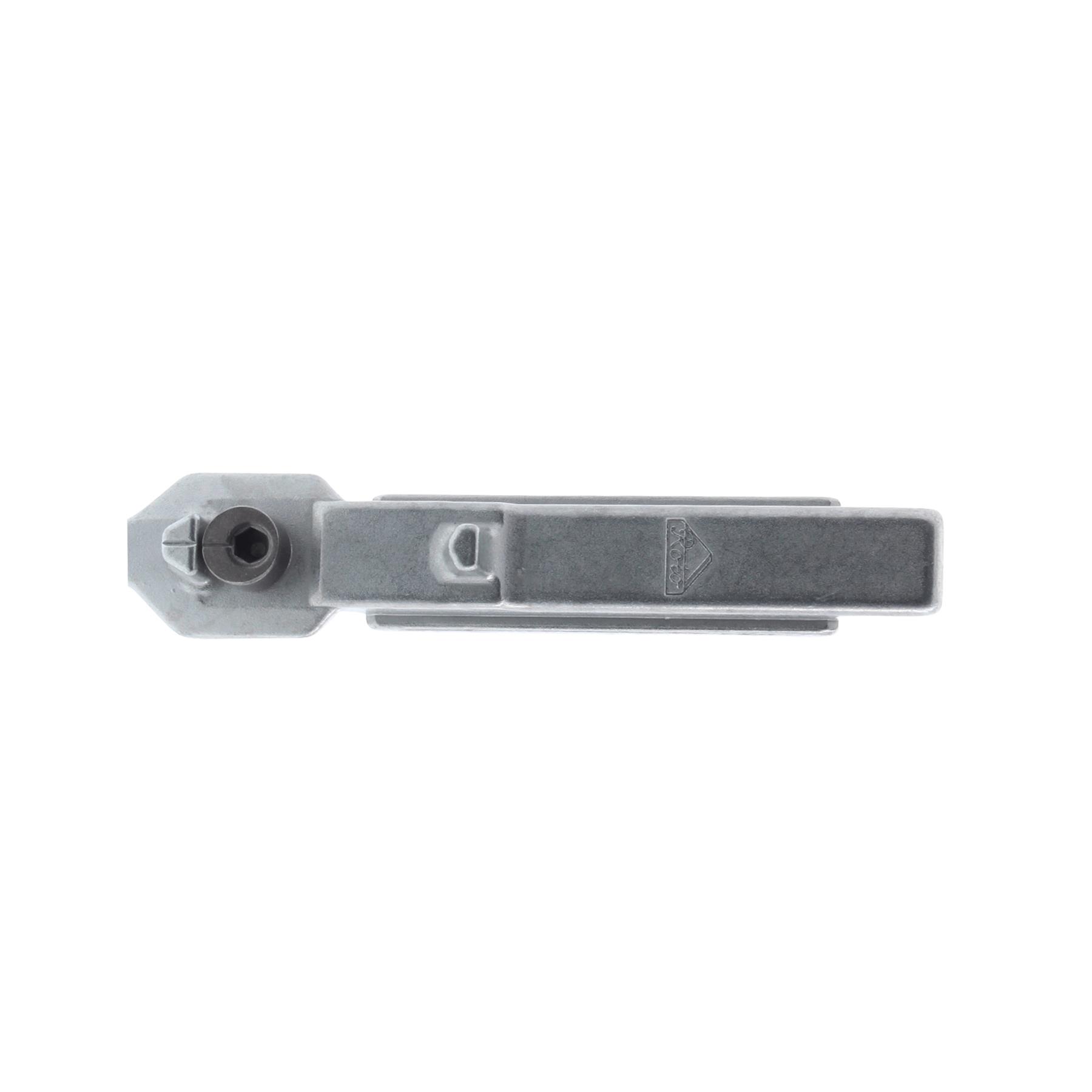 Roto Kippriegel Kippriegelschieber 65720821 Nachbau, Klemmbefestigung, Halter, Metallteil, Schwarz/Grau, Verschluss