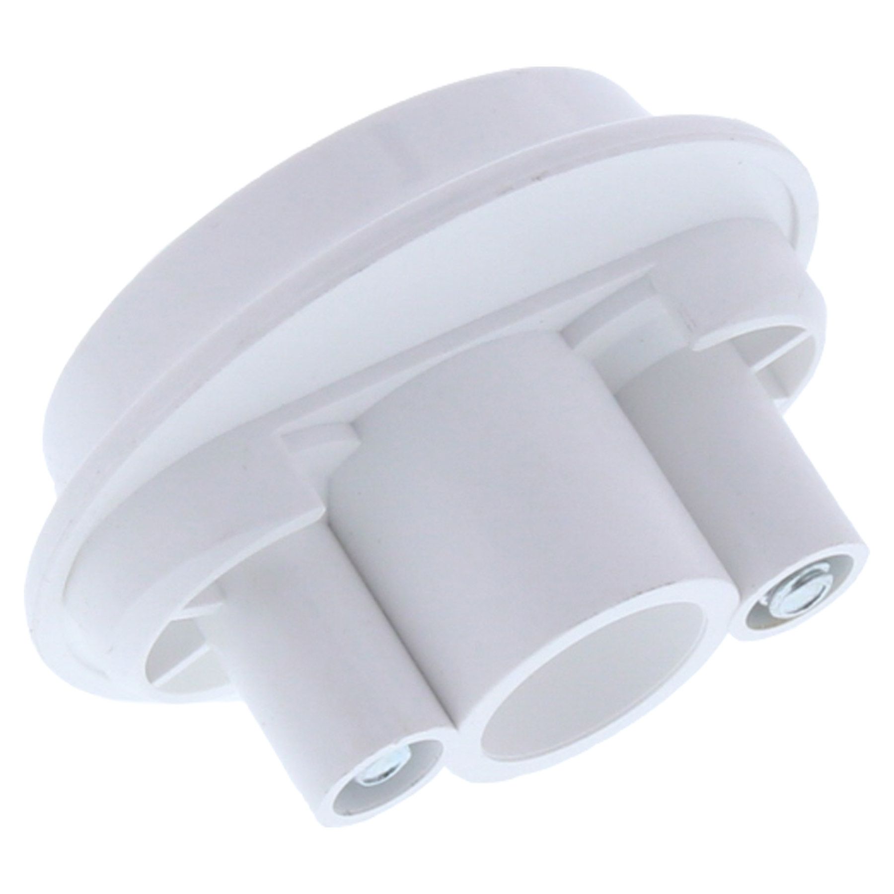 Schüco Rosette Griffrosette 214901 214903 weiß, Fitting, Kupplung, Steckverbinder, PVC, Weiß