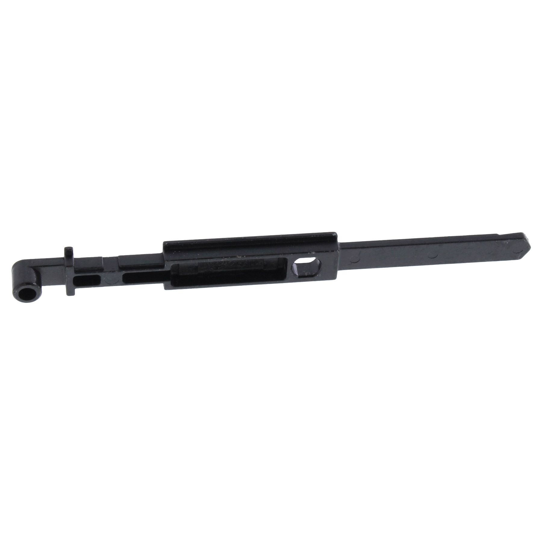 Schüco Stulp-Fingerriegel 253115, Schlitz, Hebel, Arme, schwarz, Bauteil