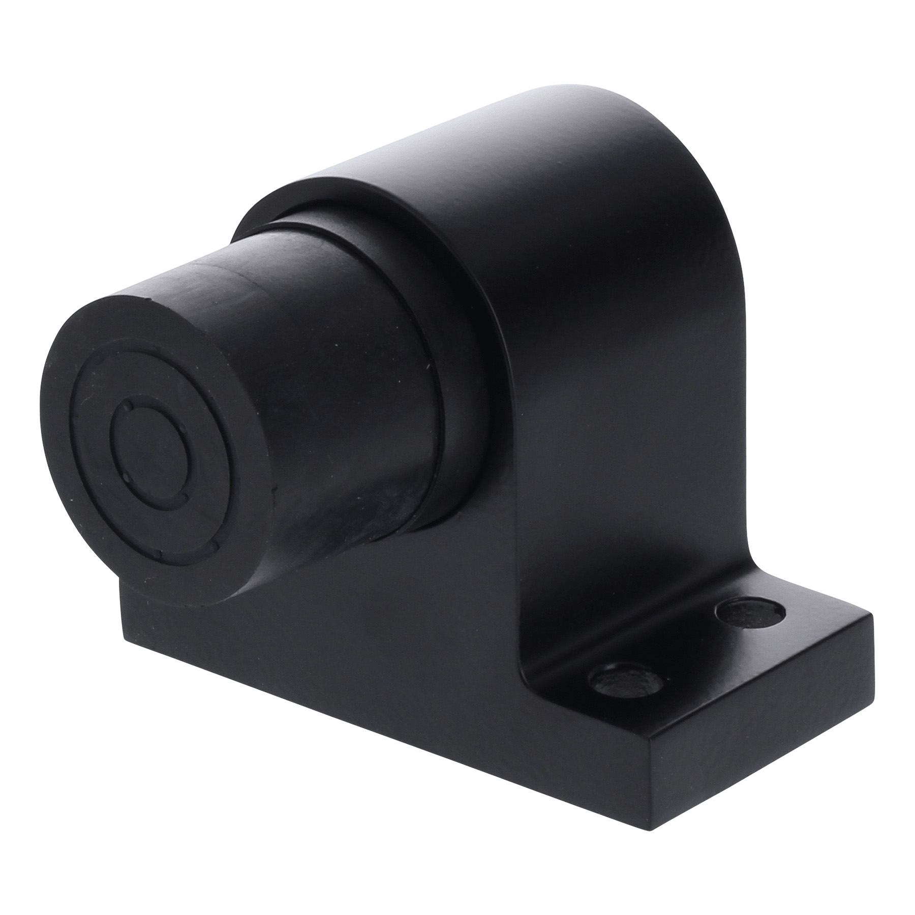 KWS Türstopper 2024 Türpuffer zum Aufschrauben ohne Haken schwarz (RAL 9005), tracker, roller, hinge, bracket, mount