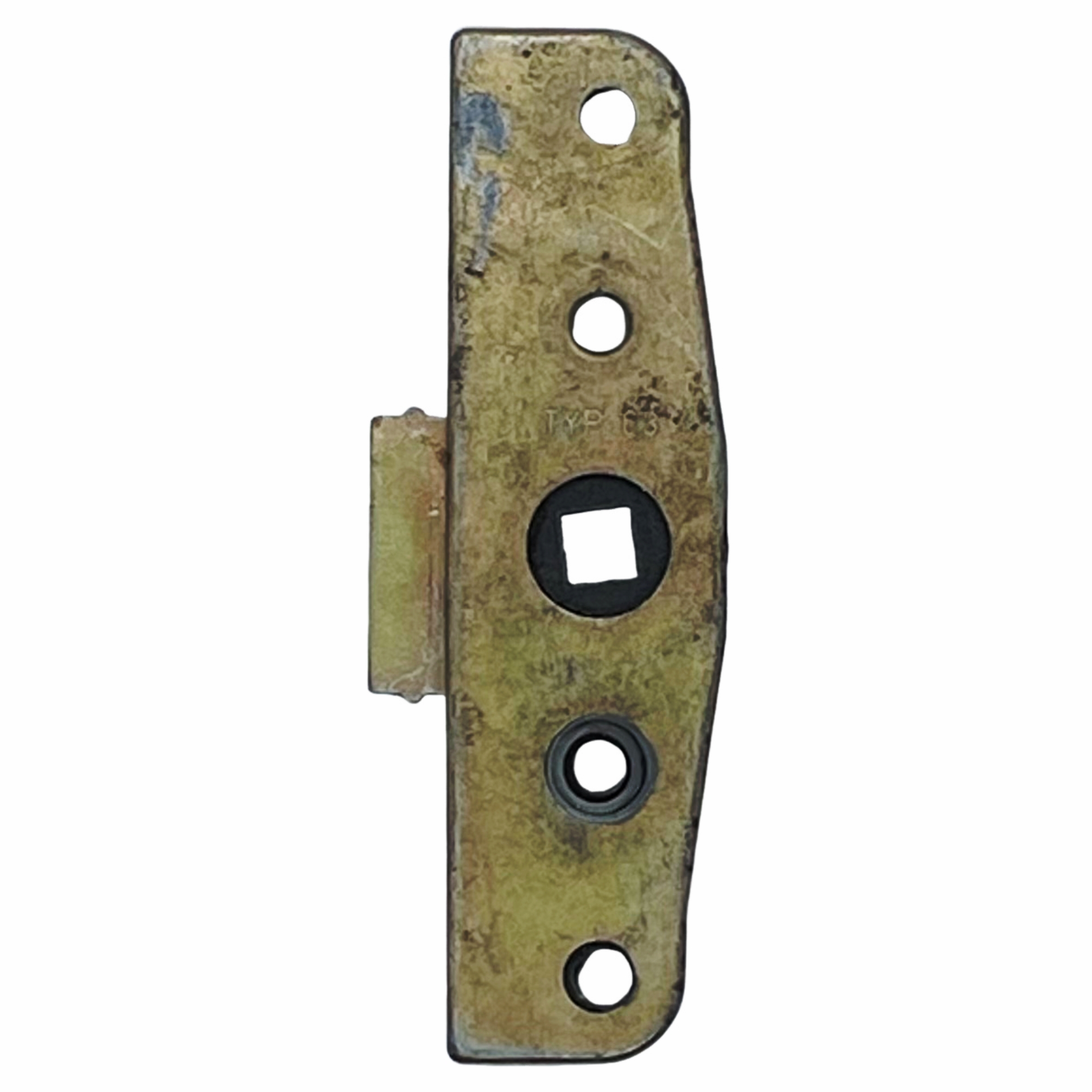 Aubi Schneckengehäuse zu GT625, GT725, Schlitzblech, Türschloss-Rosette, Rostschutz, Metallbeschlag, Schlossträger