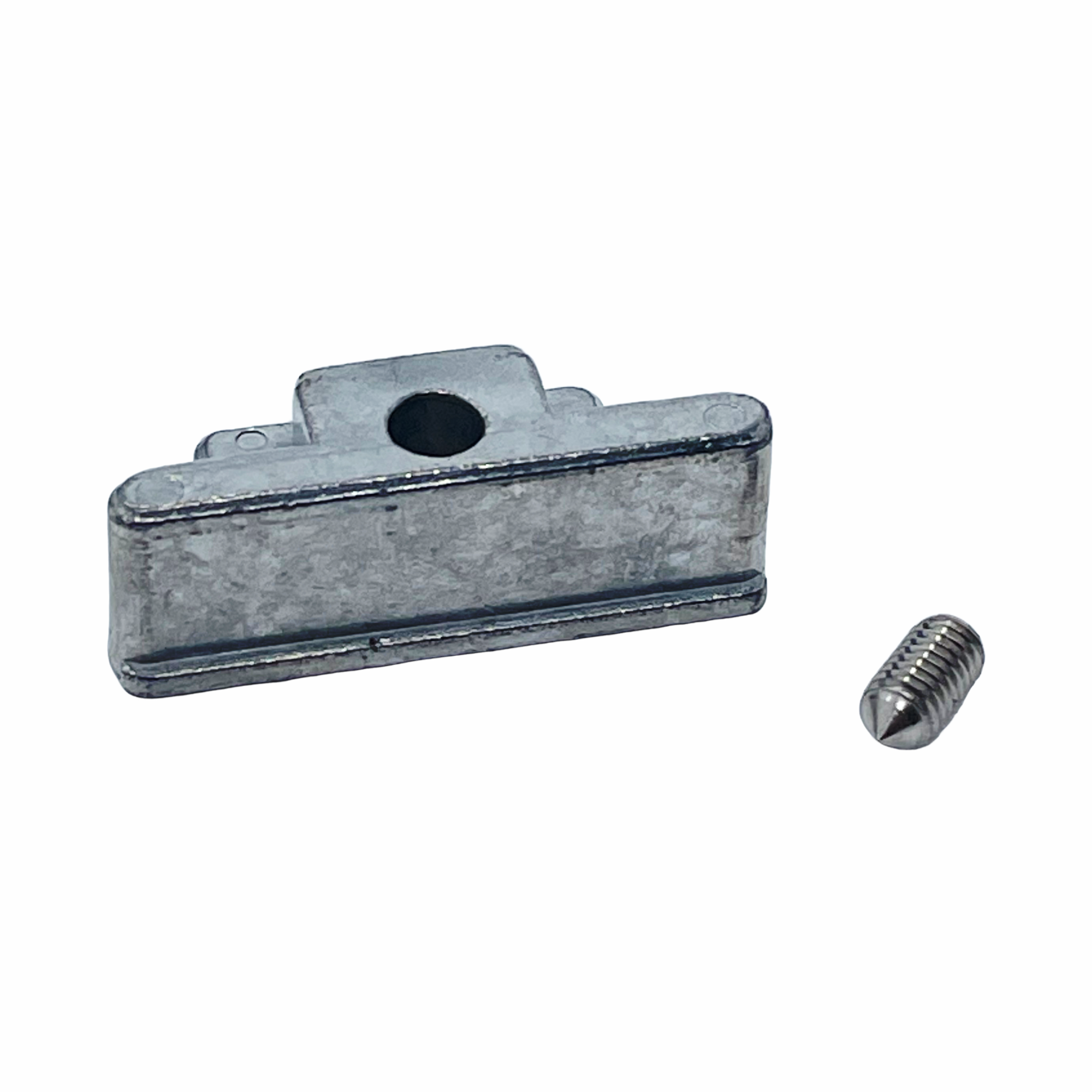 [BA] Hueck Hartmann Umbauuusatz c, Metallclip, Metallträger, kleines Schraubenteil, Beschläge, Halterung