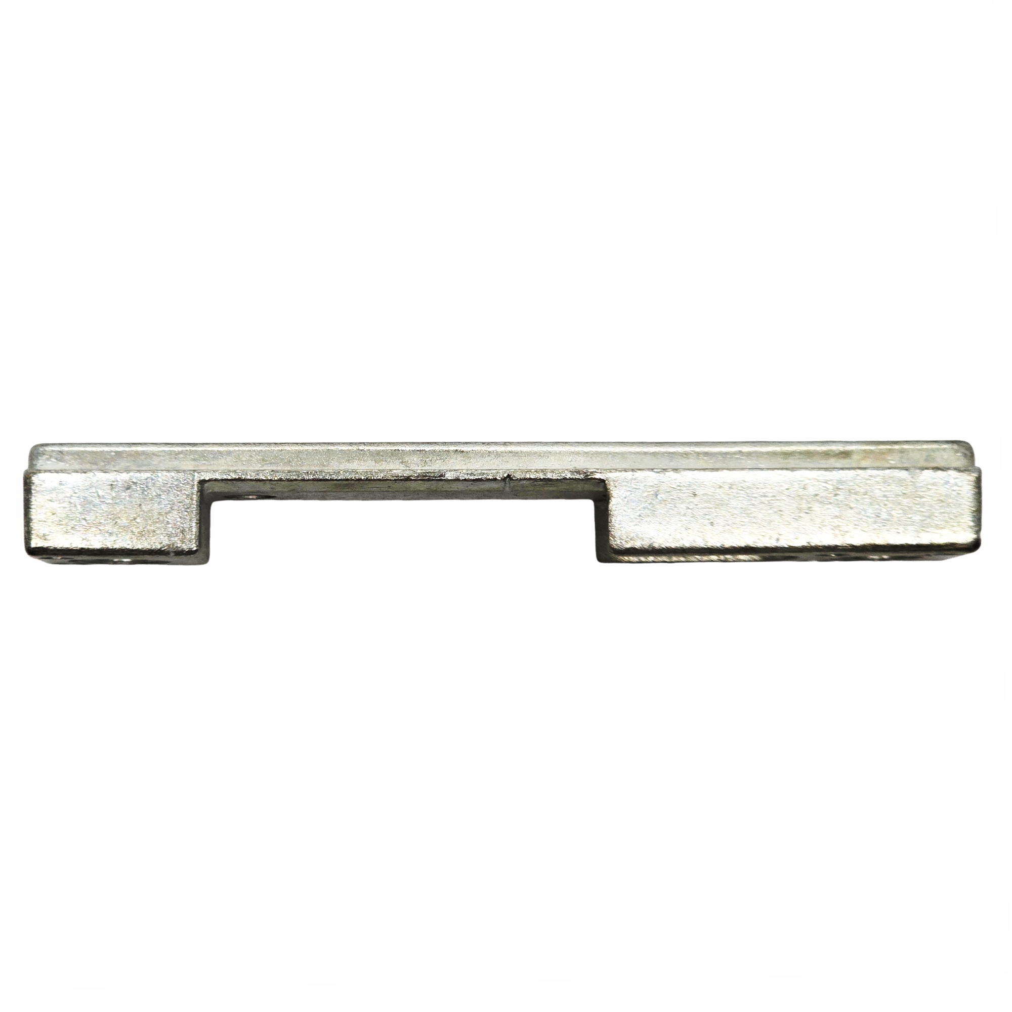 [BA] GU Schliessplatte UF8-962, metallisches Teil, Rechteckleiste, Slotrand, bearbeitetes Metall, silbernes Beschläge