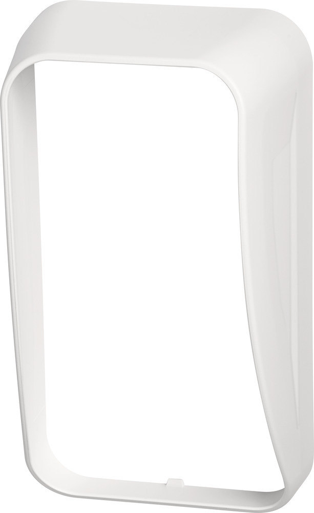 ABUS HomeTec Pro CSS3000W weiß Sichtschutz Funk - Tastatur, rahmen, Geäuse, Halterung, White, Rahmenform