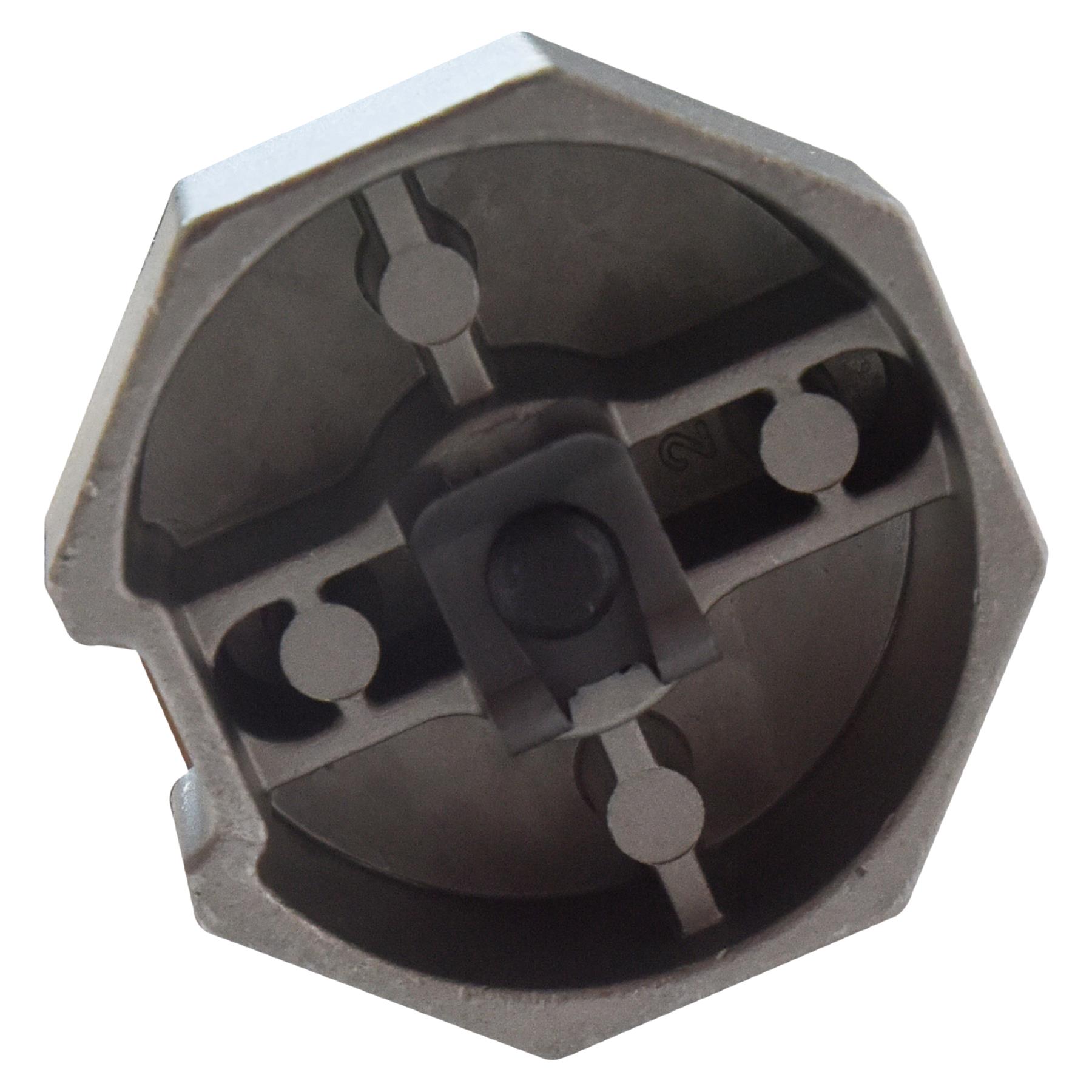 greenteQ Funkgesteuerter Rollladenmotor 40Nm Mega-F3 für 60mm Welle, Adapter, Steckverbinder, elektrisch, Haltearm, Mehrwinkel