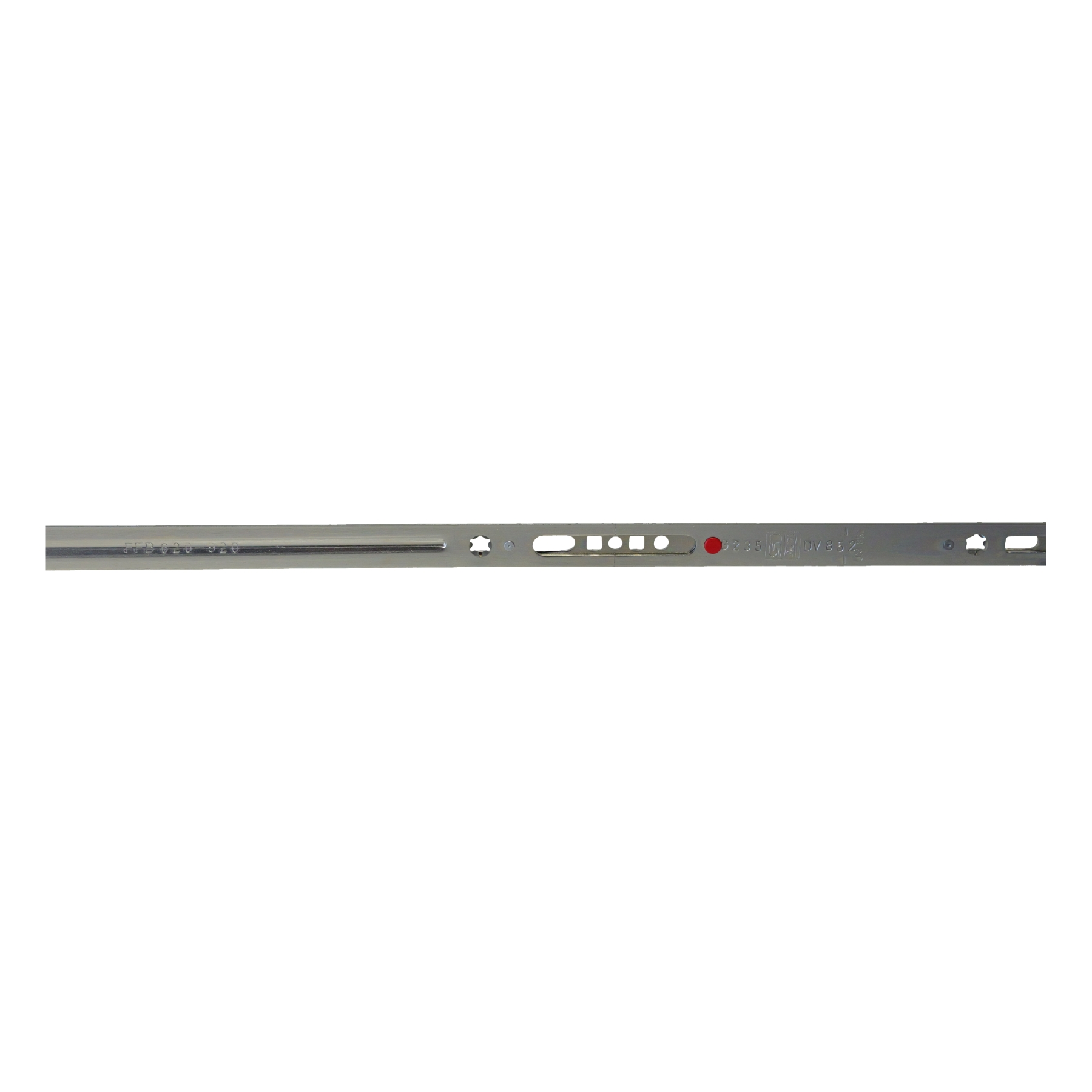 AUBI DV 852 Drehverschluß TS, Schiene, Schubladenschiene, Metallschiene, Montageschiene, Laufschiene