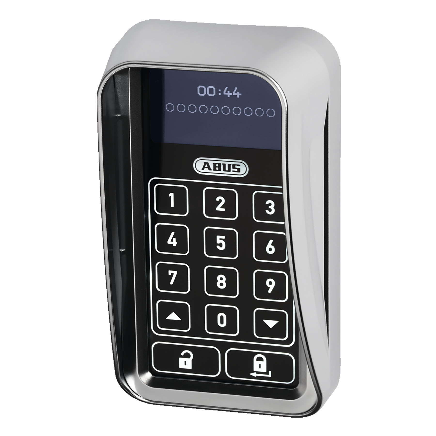 [DS] HomeTec Pro Sichtschutz Funk-Tastatur CSS3000 silber 73361, Keyless keypad, Digital keypad, Access control, Metal body, ABUS