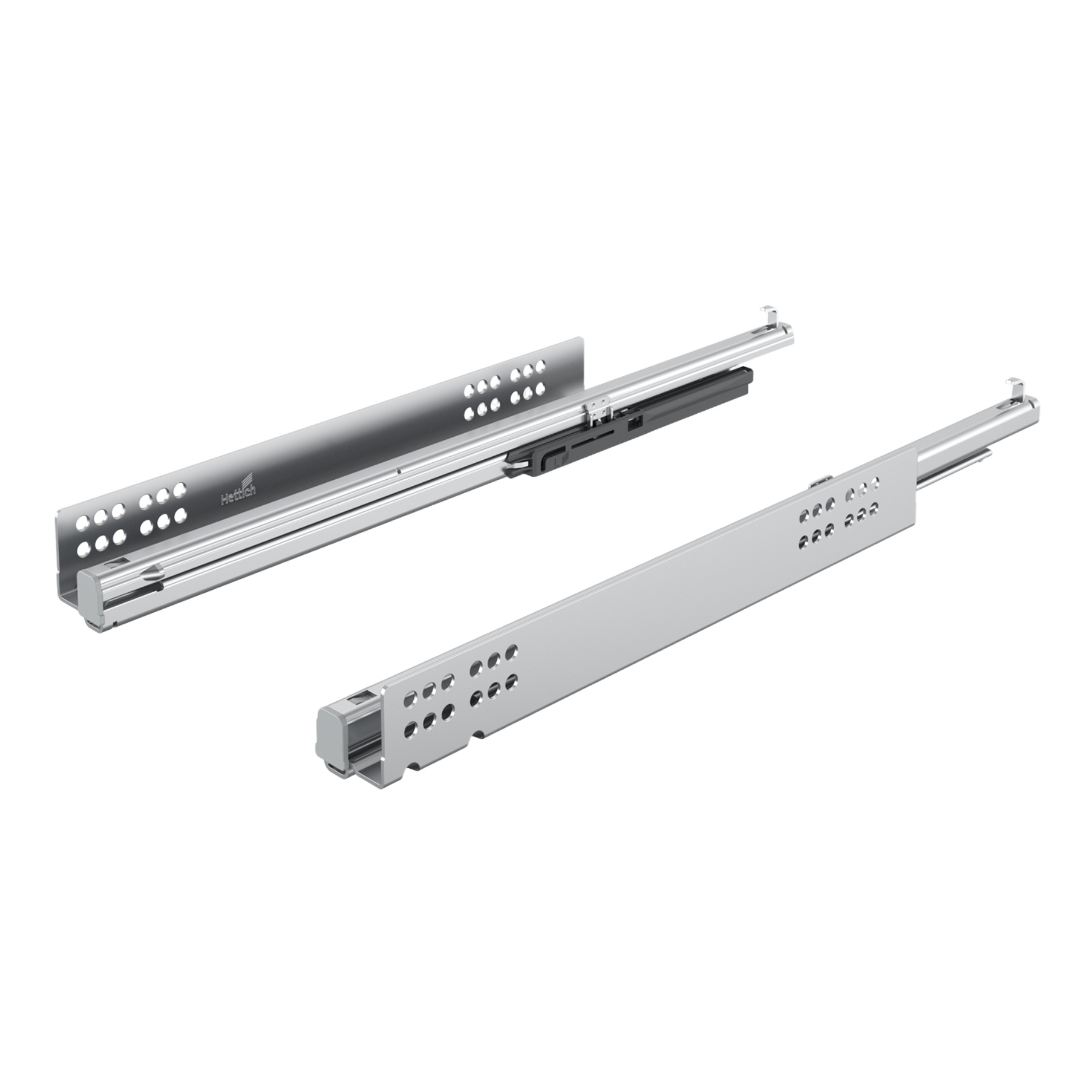 [DS] Hettich Quadro V6 Silent System Vollauszug Nr 045287 350 mm EB 20, Schubladenführung, Teleskopführung, Metall, Schiene, Baugruppe