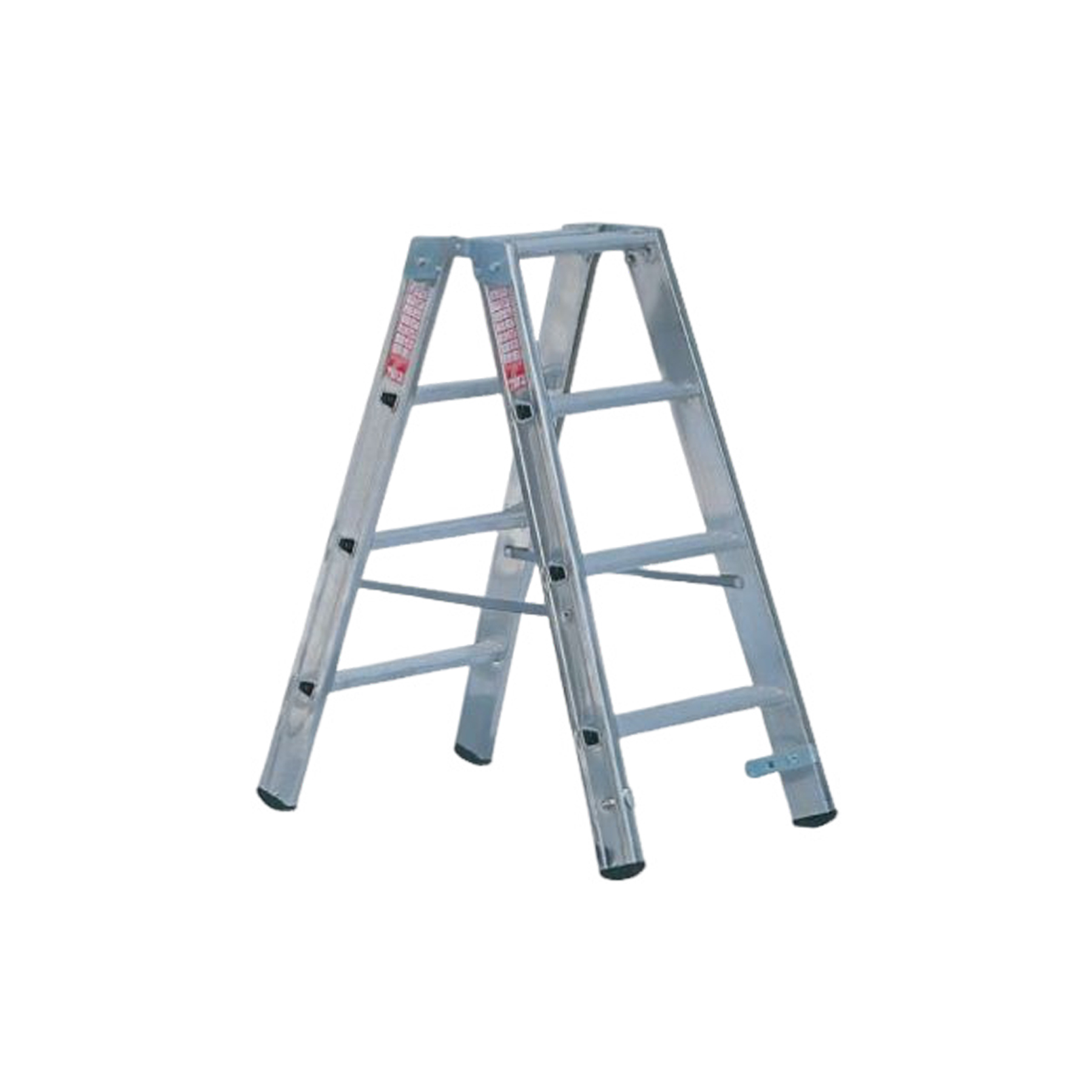 [DS] Euroline Alu-Doppel-Stufenstehleiter Gr.3 Länge 0.75 Mtr 2 x 3 Stufen, Sperrholz, Leiter, Aluminium, Trittleiter, klappbar
