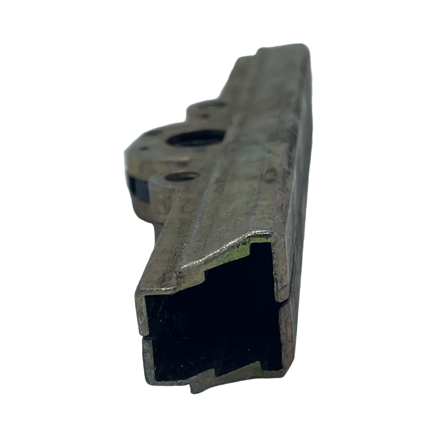 [BA] Aubi Schneckengehäuse 7,5 mm für Serie A200 A300, metallteil, Gusseisen, bearbeiteterBlock, InnererHohlraum, rechteckigeNut
