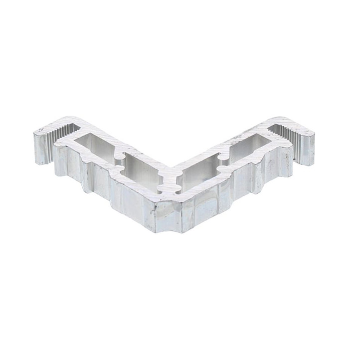 Eckwinkel, Aluminiumteil, Winkelprofil, Gussformteil, Nut- und Federprofil, Klemmprofil