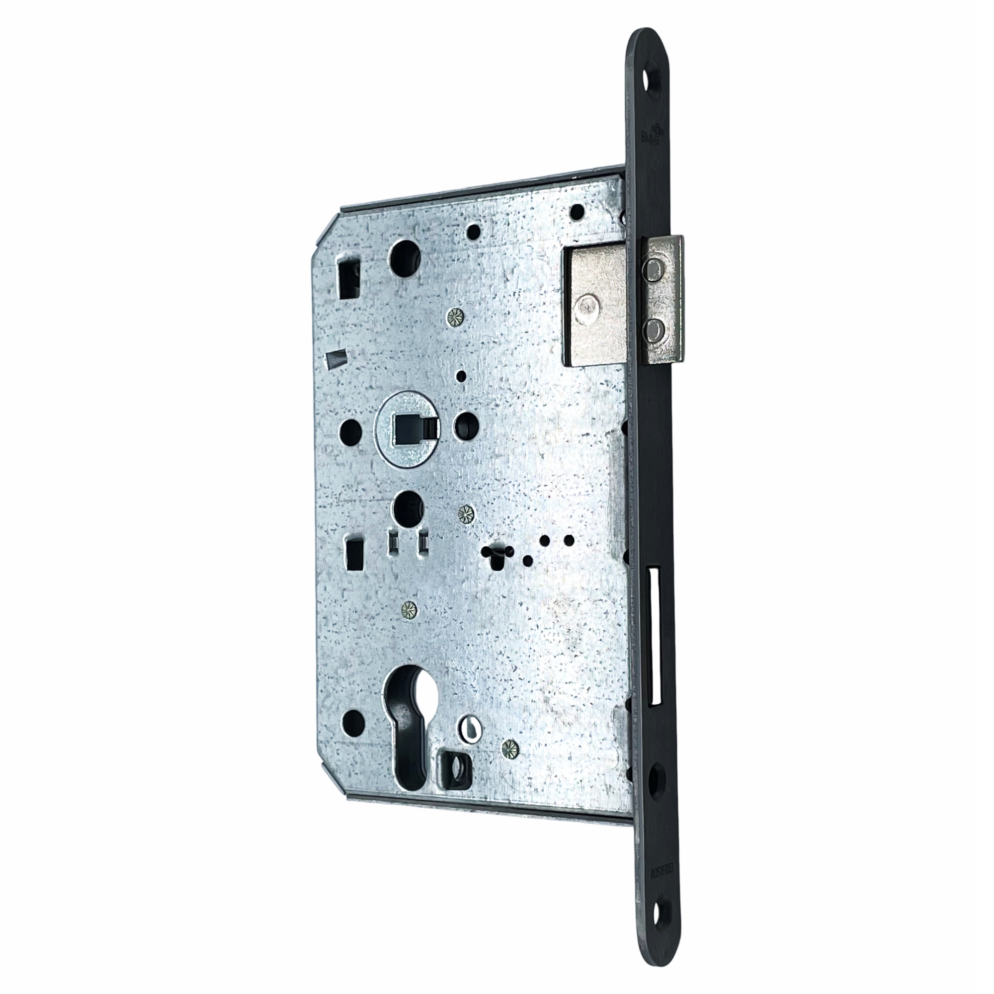[BA] BMH Einsteckschloss 300 PZW 70/72/8 DIN Links 20x235 rund Edelstahl, Türschloss, Sperrsystem, Metallkörper, Einsteckschloss, Schnittstelle